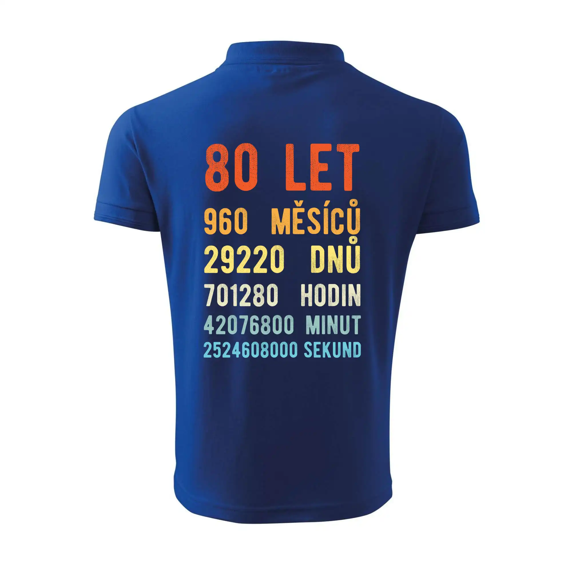 Narozeniny 80 přepočet času