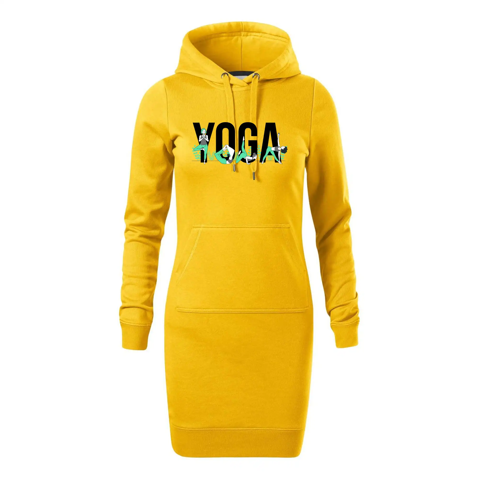 Yoga nápis barevný