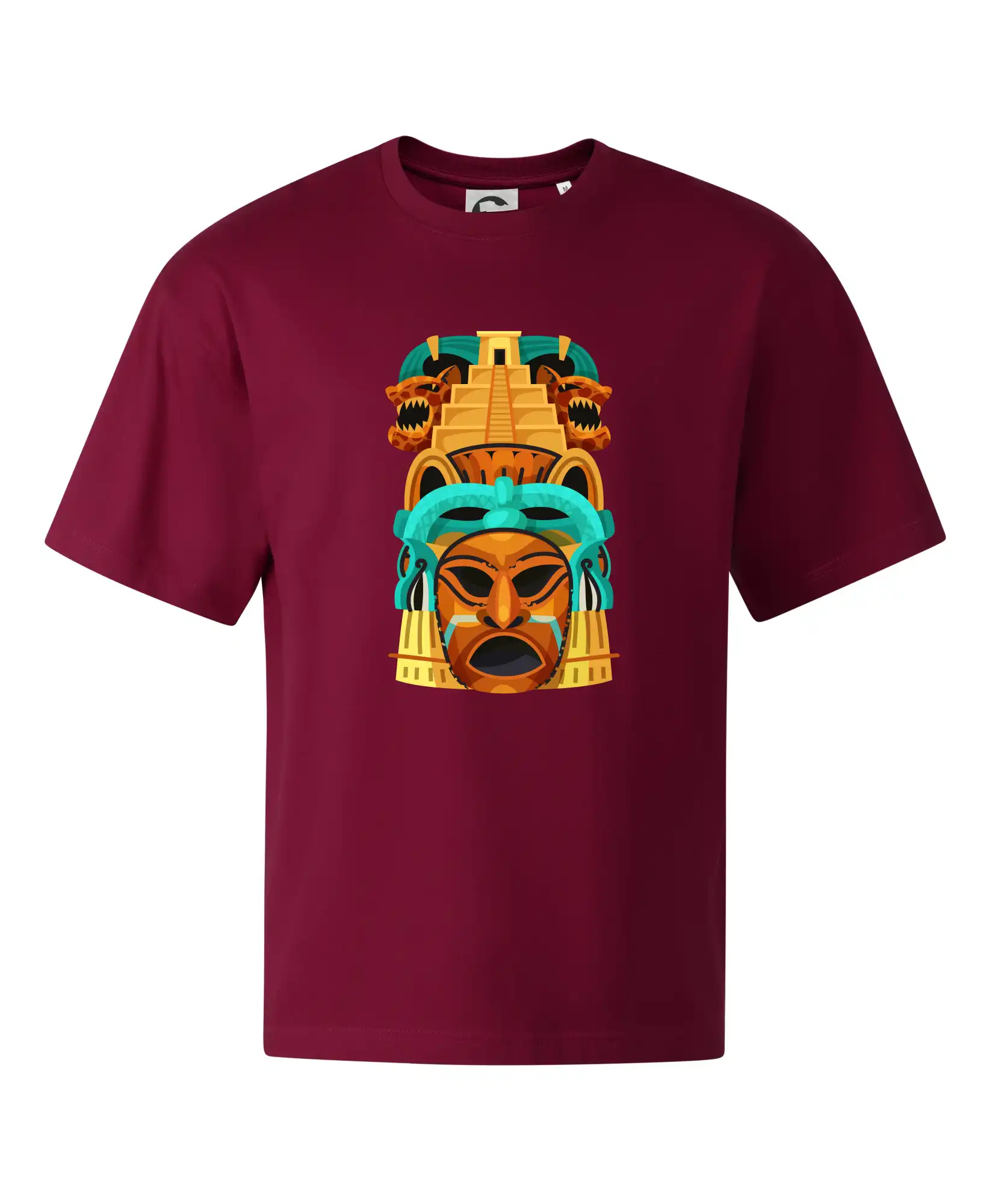 Mayové maska s pyramidou