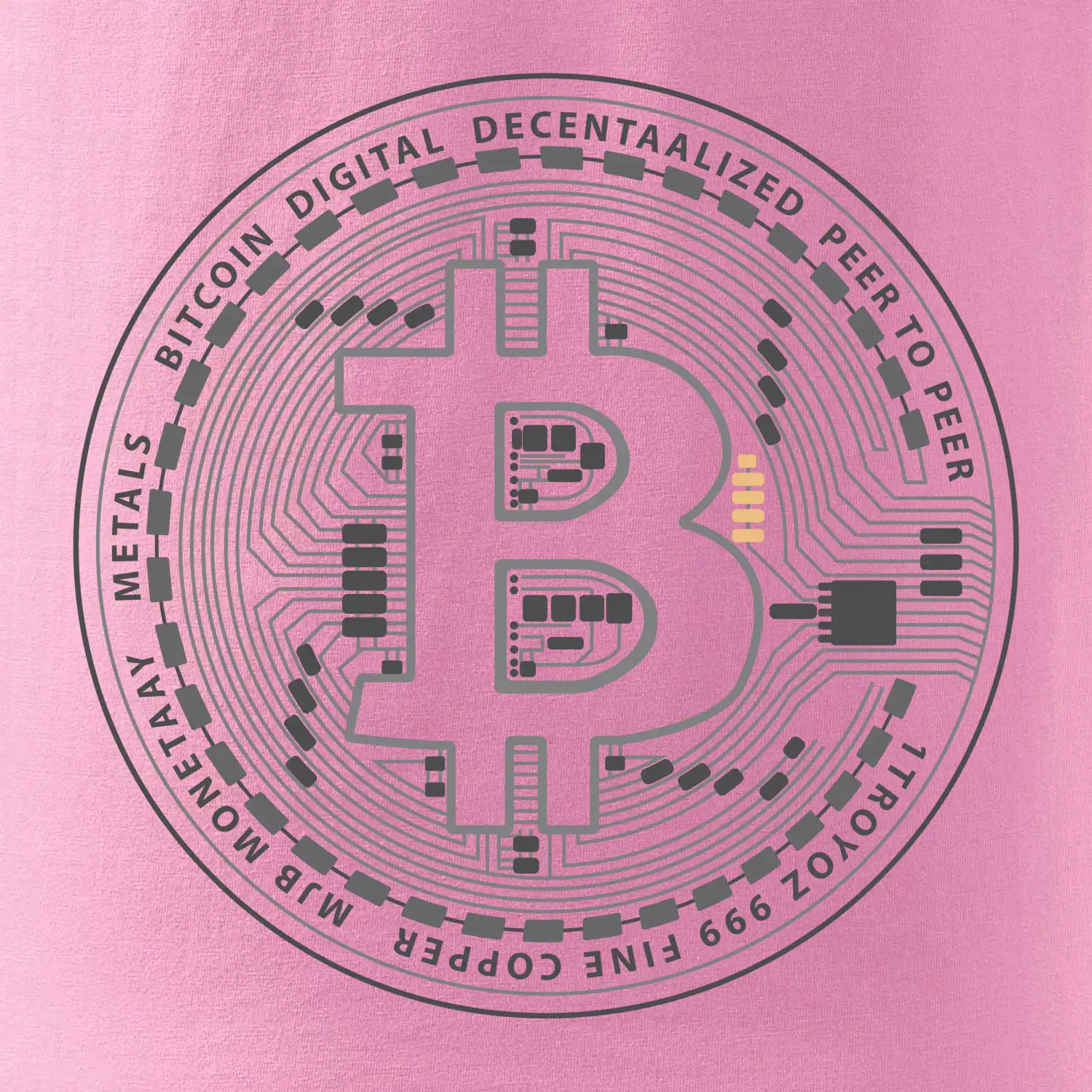 Bitcoin tištěný spoj