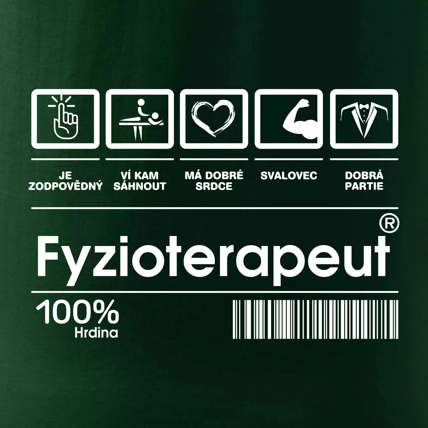 Čárový kód - Fyzioterapeut