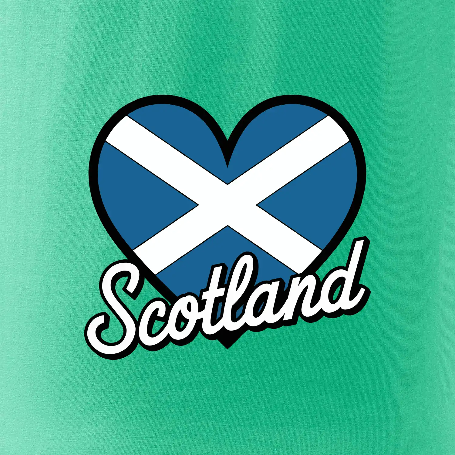 Scotland Srdce s vlajkou