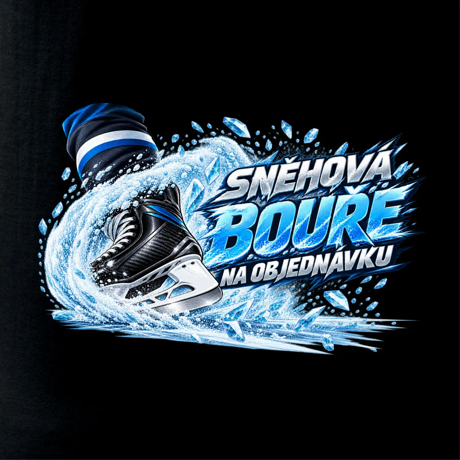 Hokejová sněhová bouře