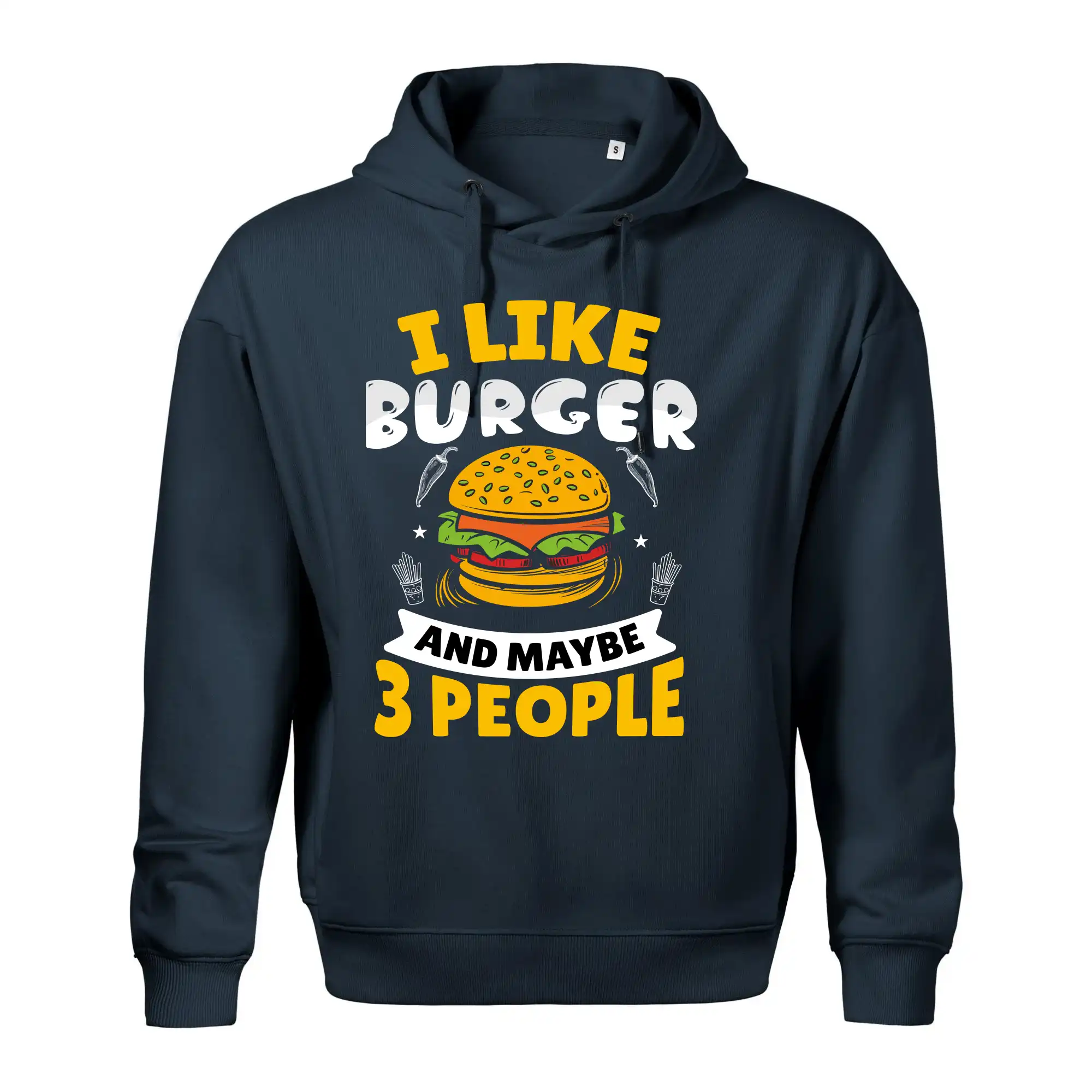 I like burger and maybe 3 people