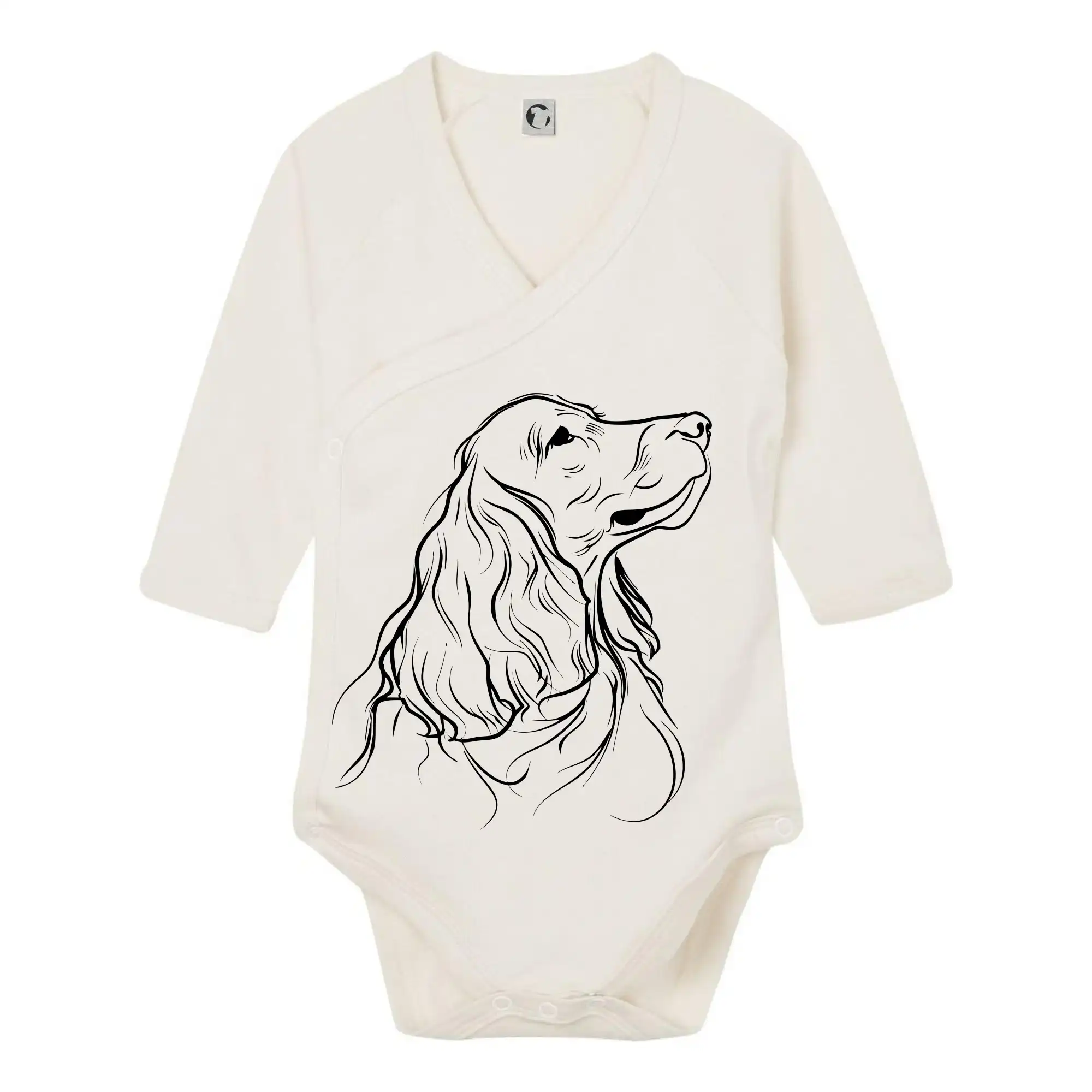 Anglický kokršpaněl černá kresba