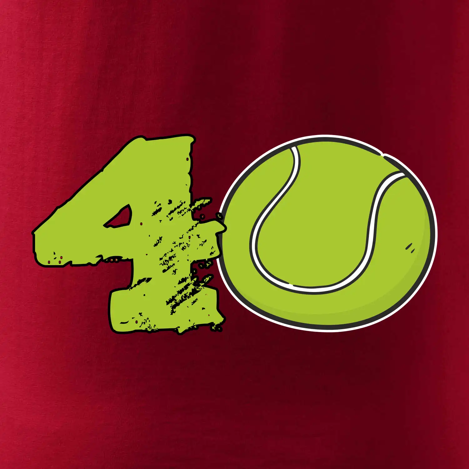 Tenis kulaté narozeniny 40