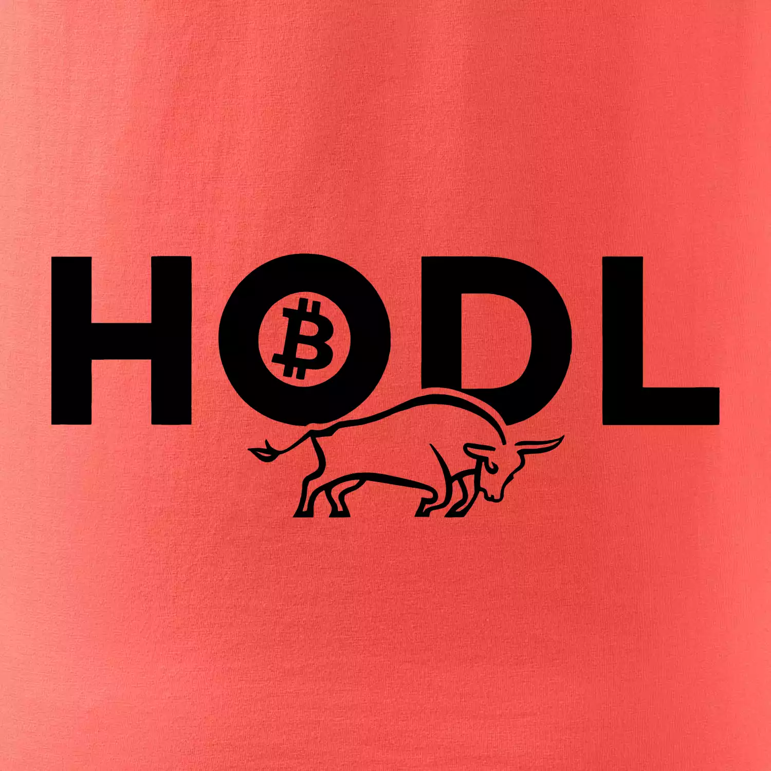 Hodl, nápis a býk