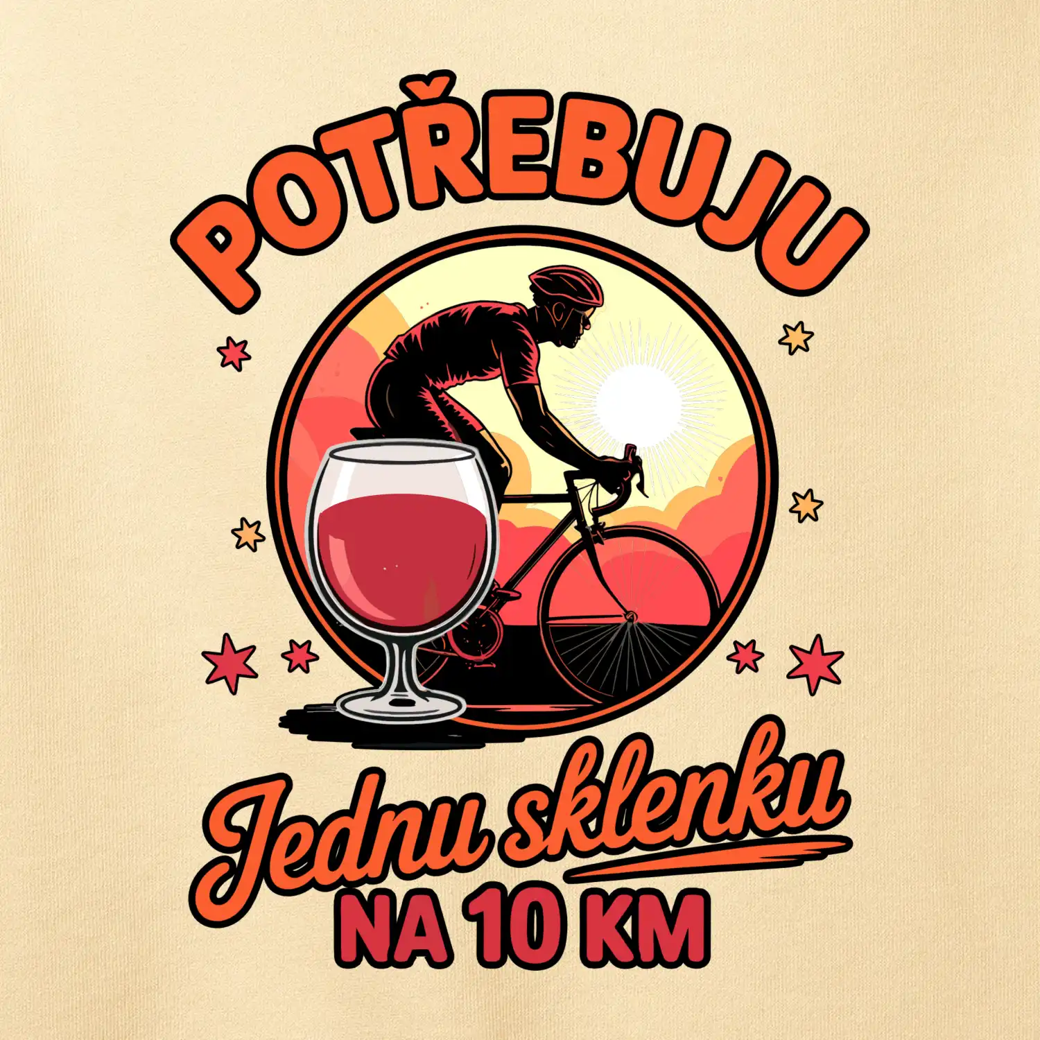 Potřebuju jednu sklenku na 10km