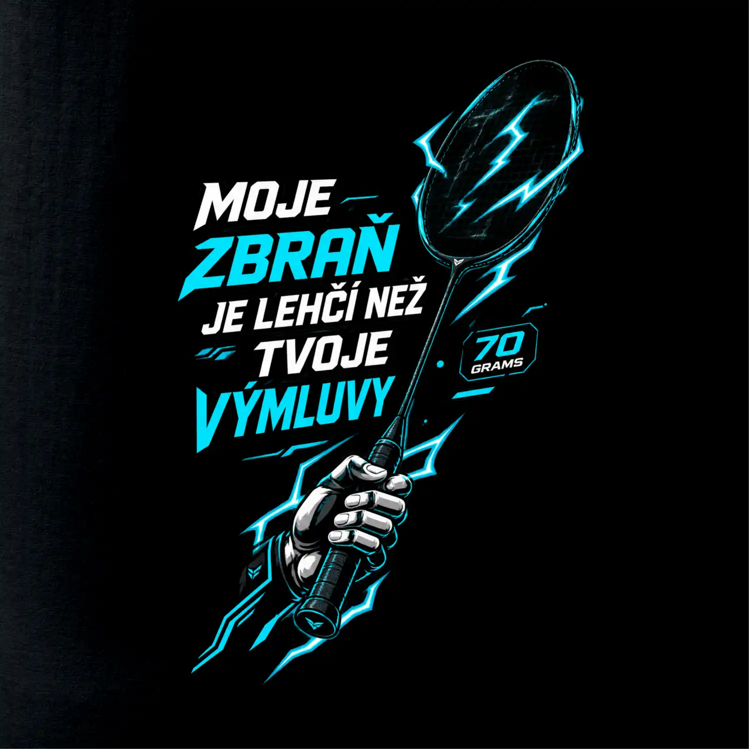 Badminton lehká raketa bez výmluv