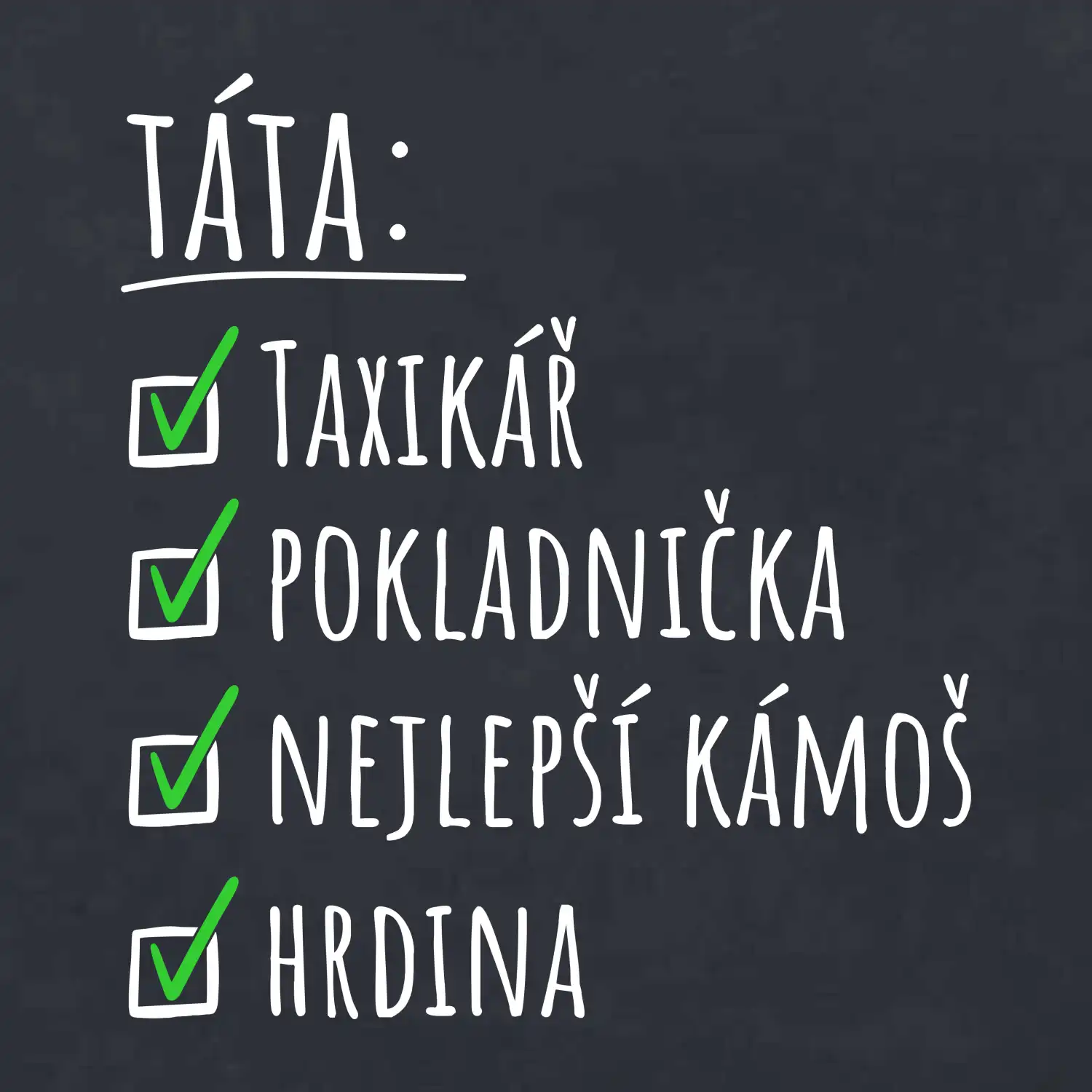 Táta - check list