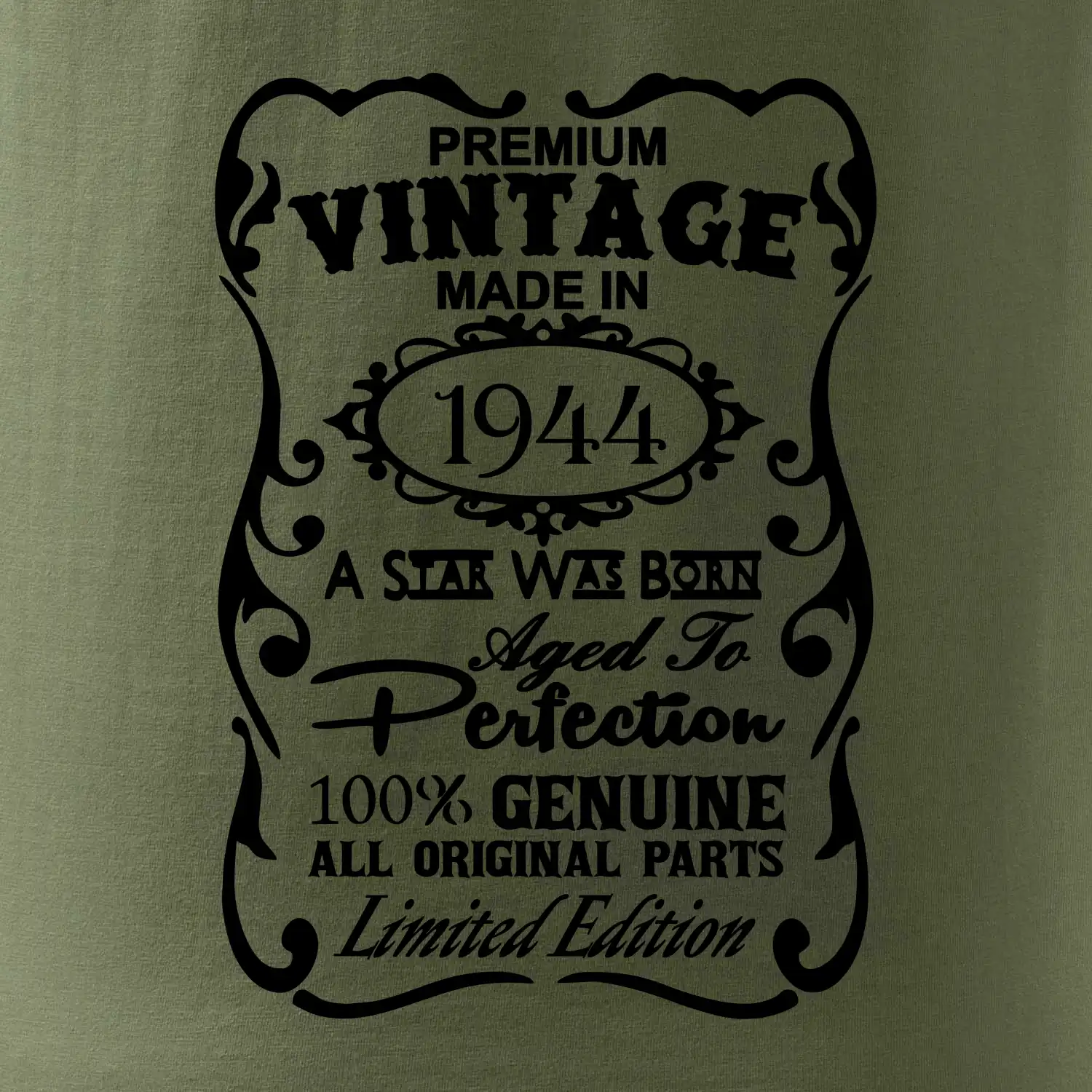 Vintage Etiketa - 1944