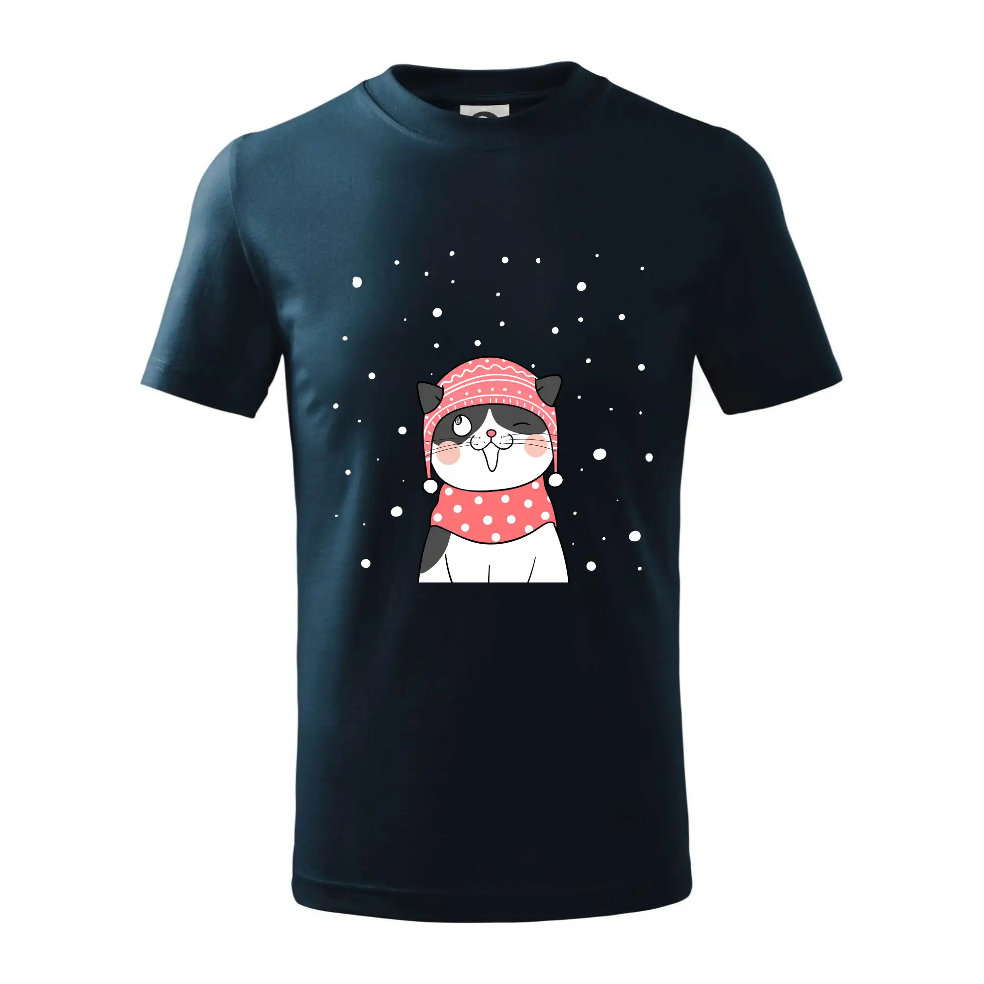 Kočka v zimní čepici