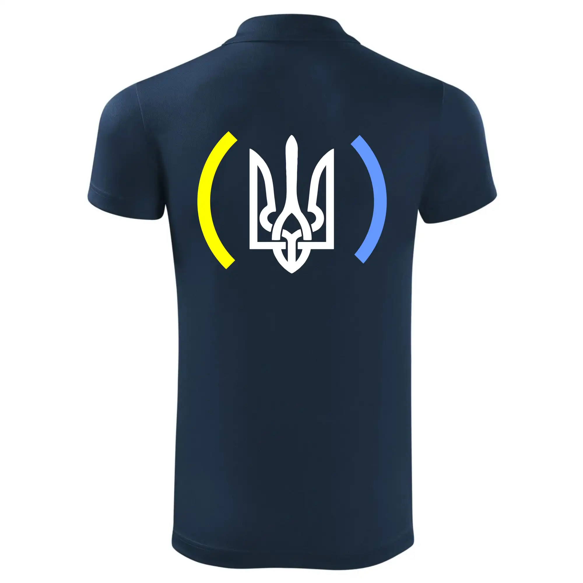 Ukrajina trojzubec s barvami