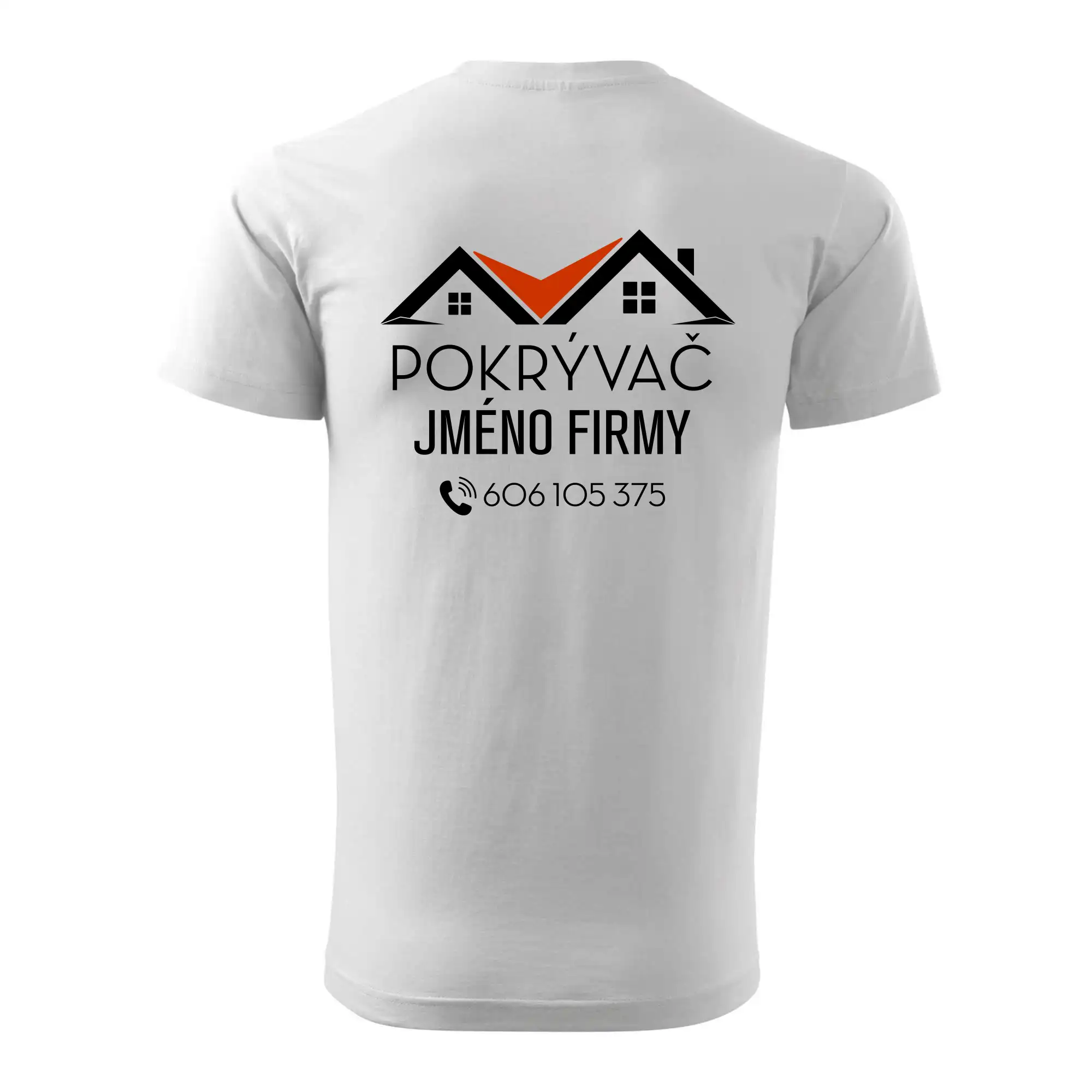 Tričko pro pokrývače - Dvě střechy