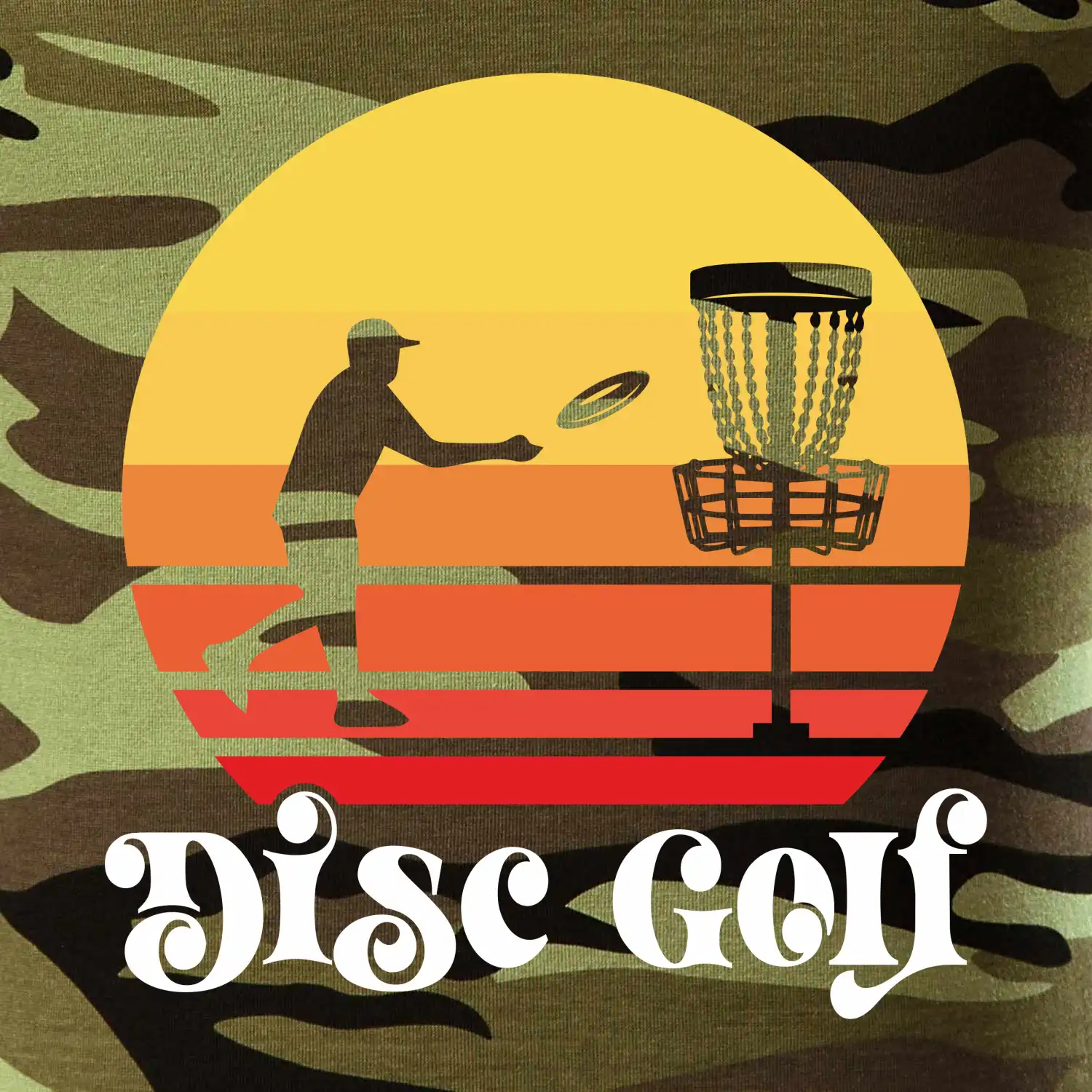 Disc golf postava vintage