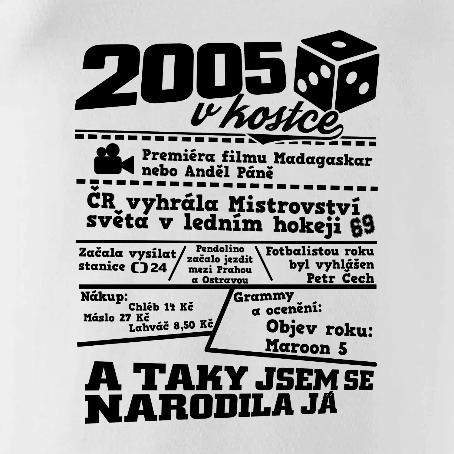 2005 v kostce