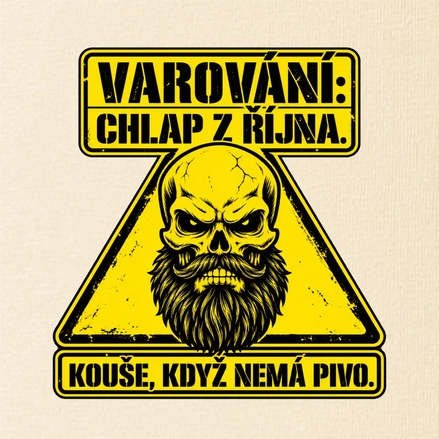 Varování chlap z října kouše když nemá pivo