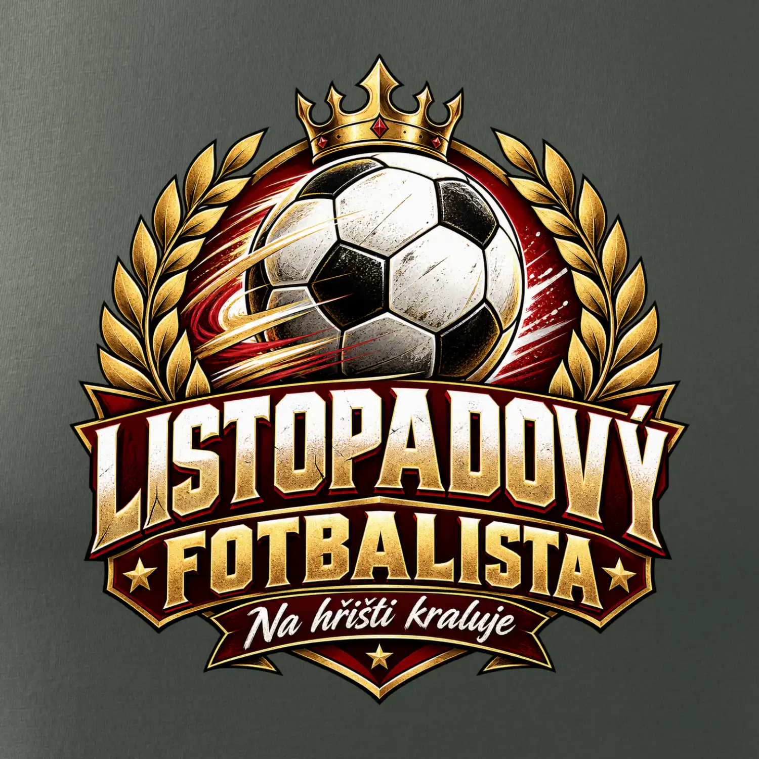Listopadový fotbalista s královskou korunou