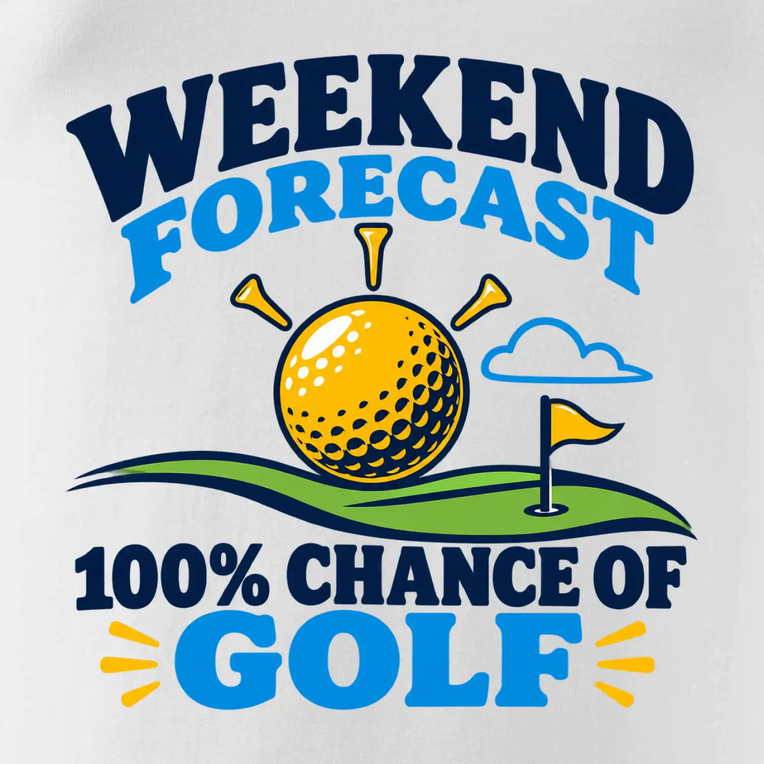 Weekend forecast golfové počasí