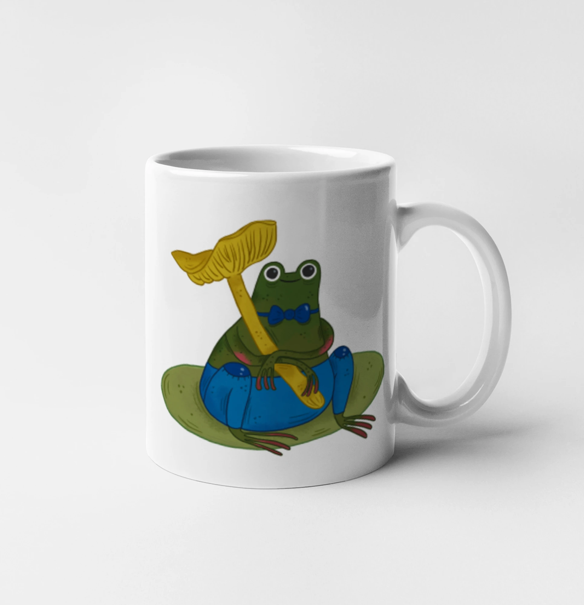 Žába s houbou  (studio-arte.cz)