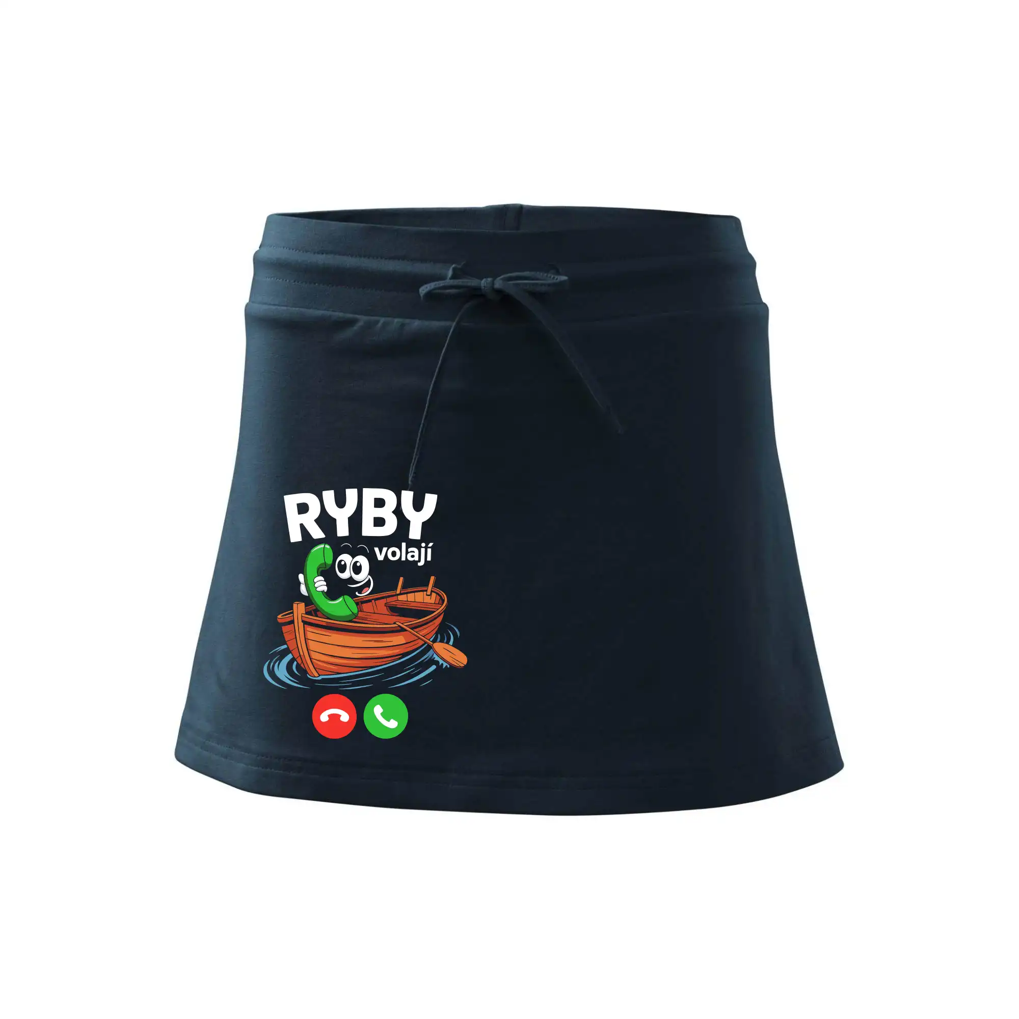 Karikatura ryby volají