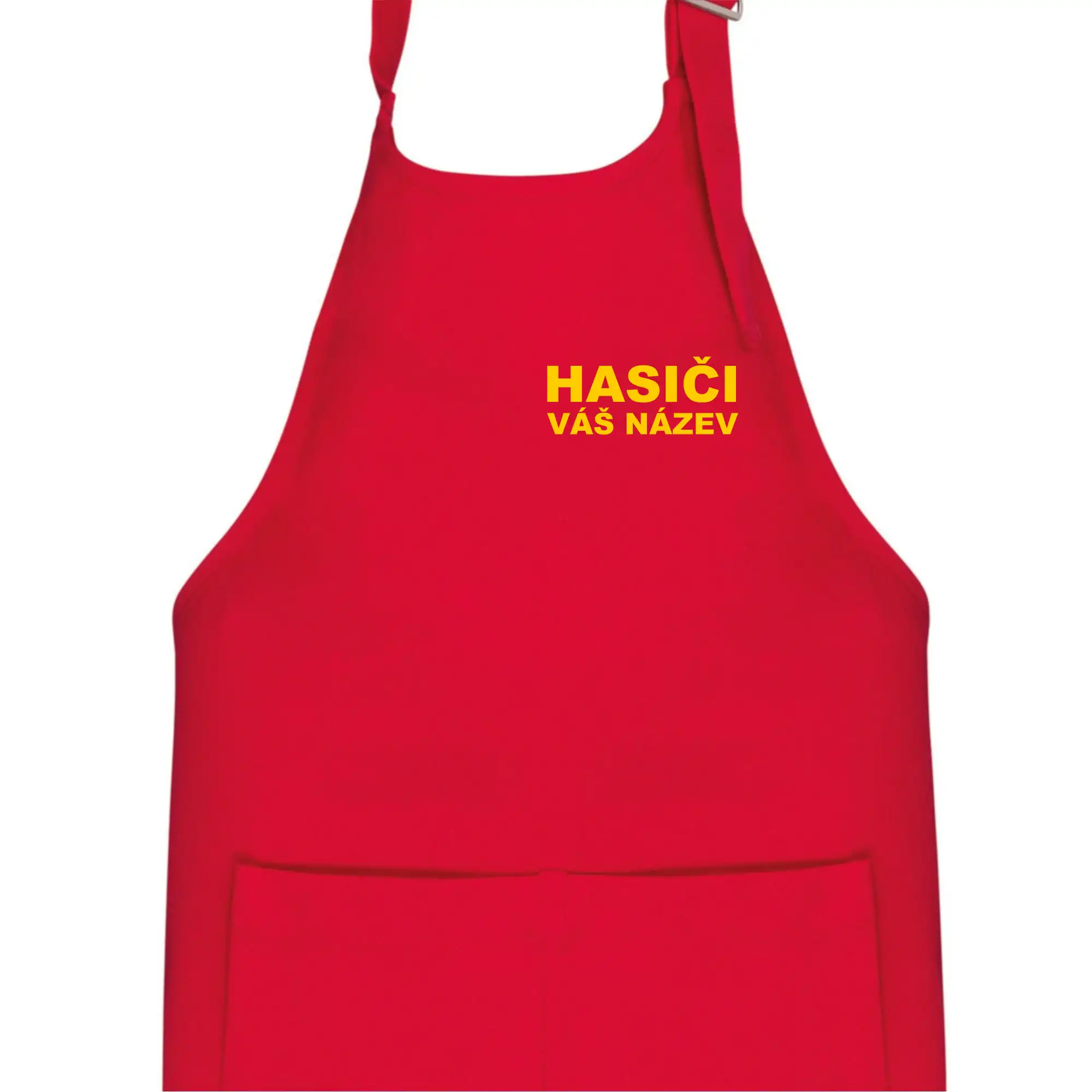 Hasiči - žlutý nápis - váš název sboru