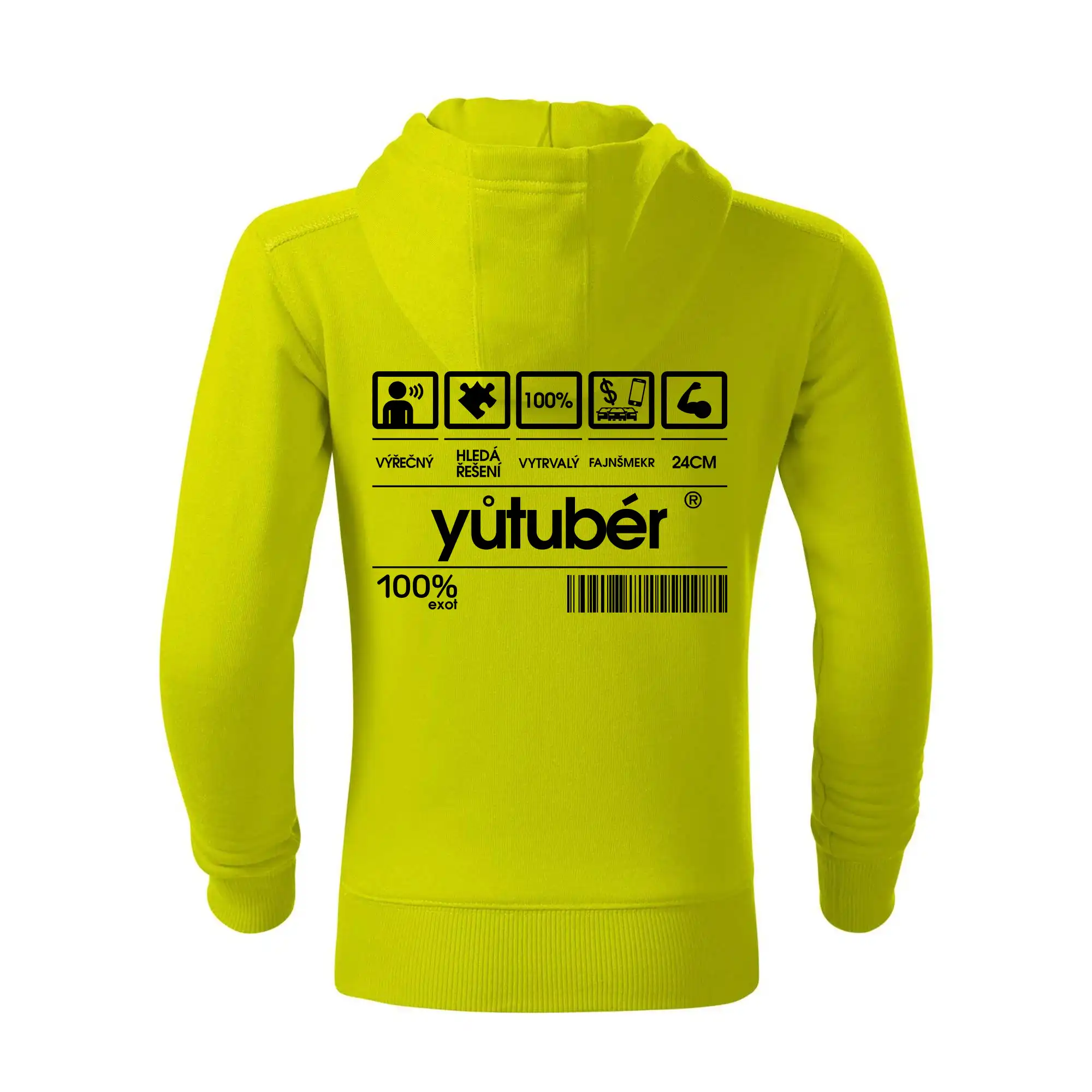 Čárový kód - youtuber