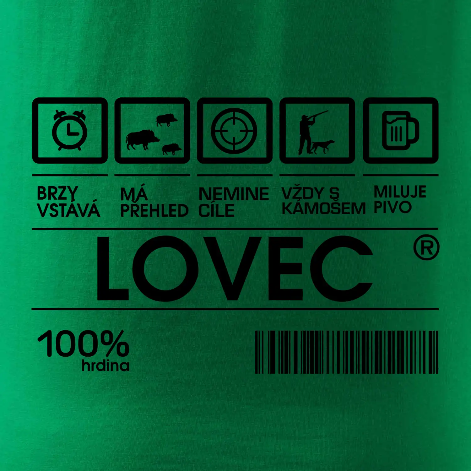 Čárový kód Lovec