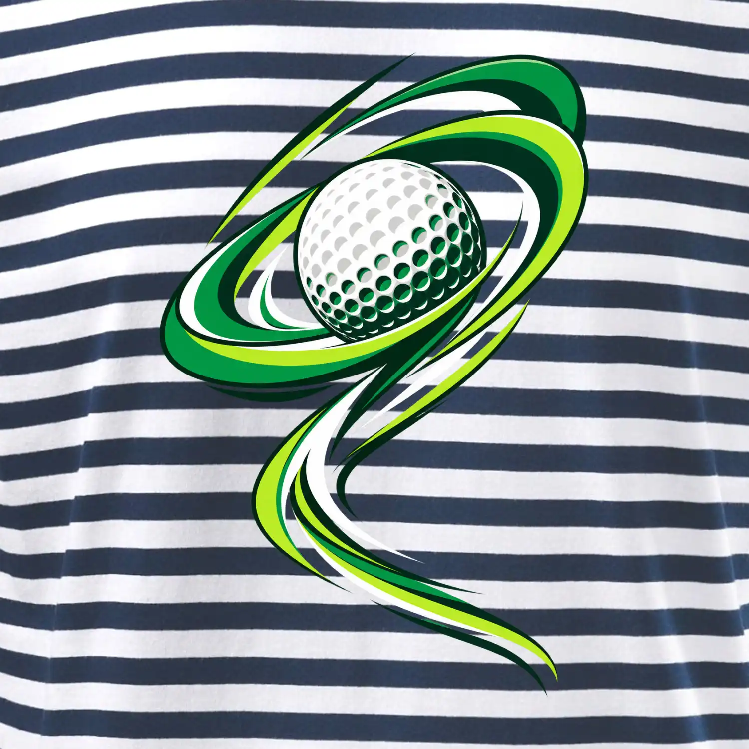 Golfový míček zelená dynamika