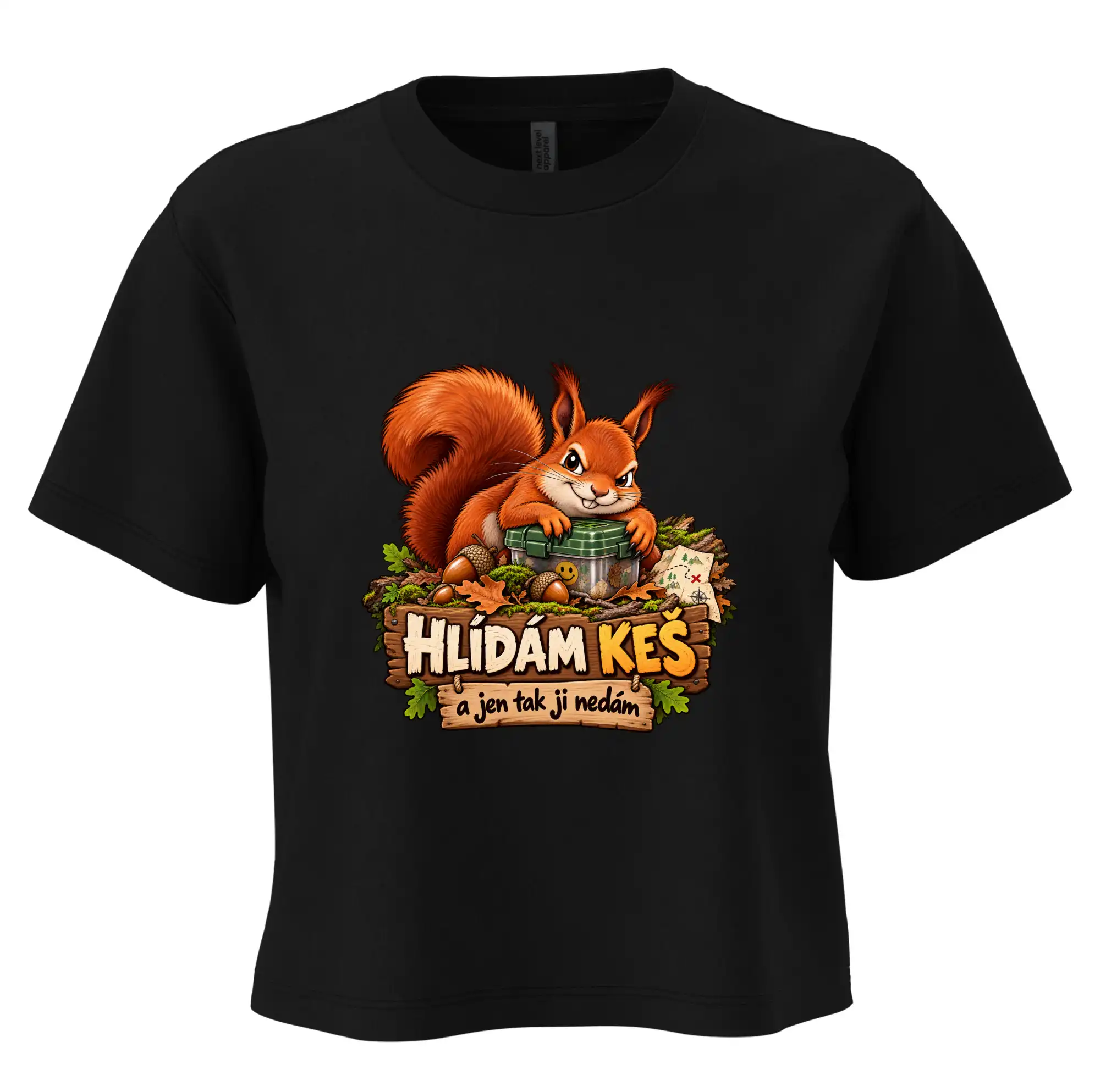 Hlídám keš veverka s pokladem