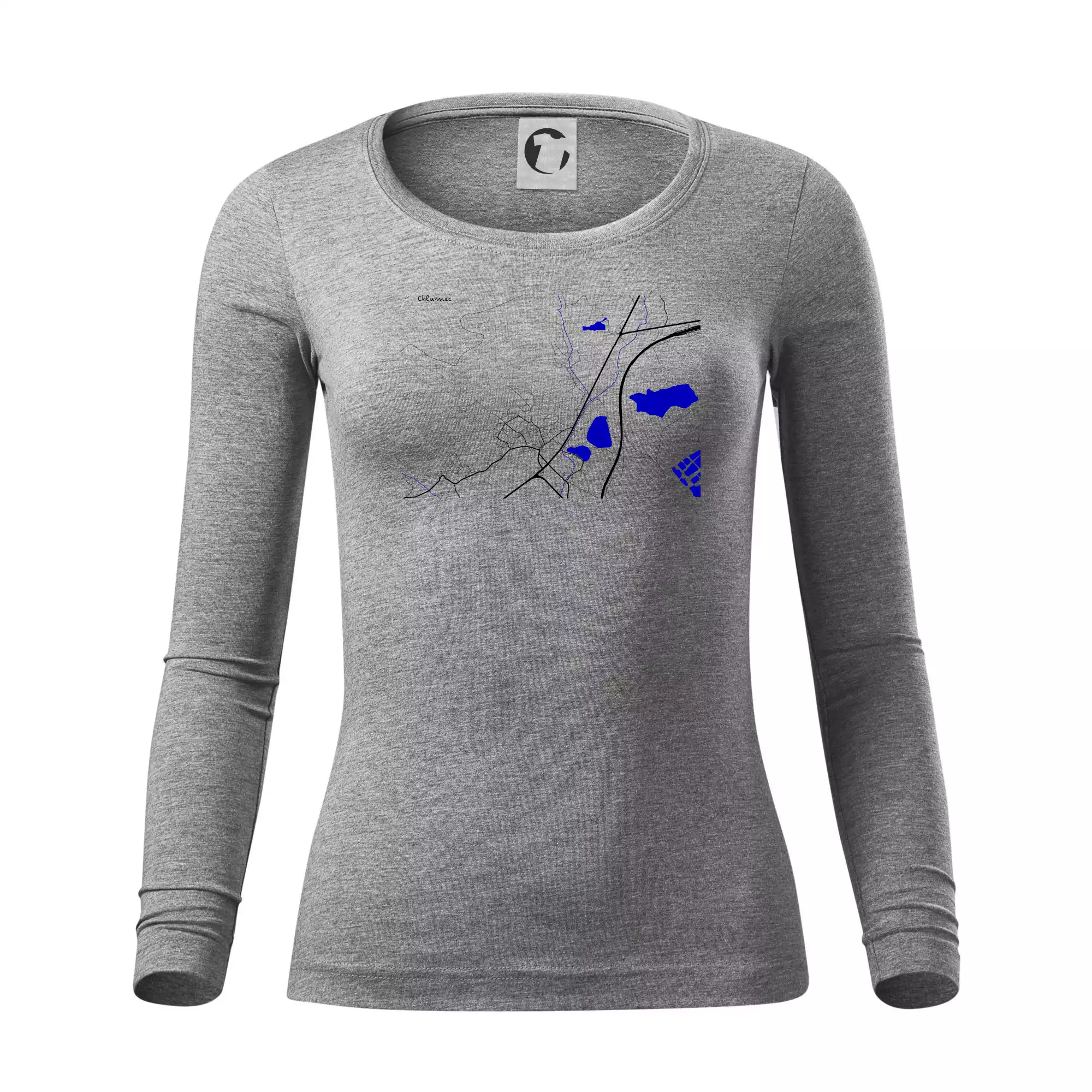 Chlumec 403 39 mapa s vodními toky