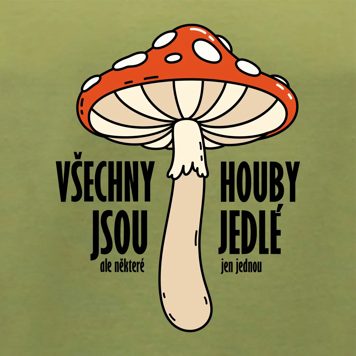 Všechny houby jsou jedlé