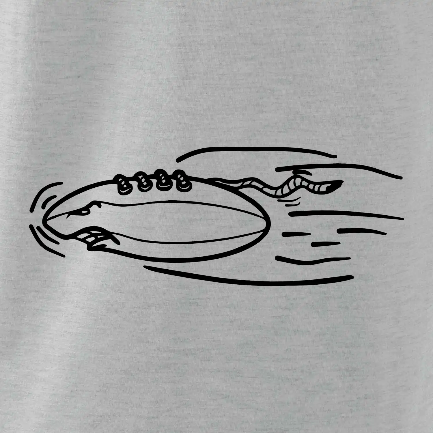 Americký fotbal letící míč