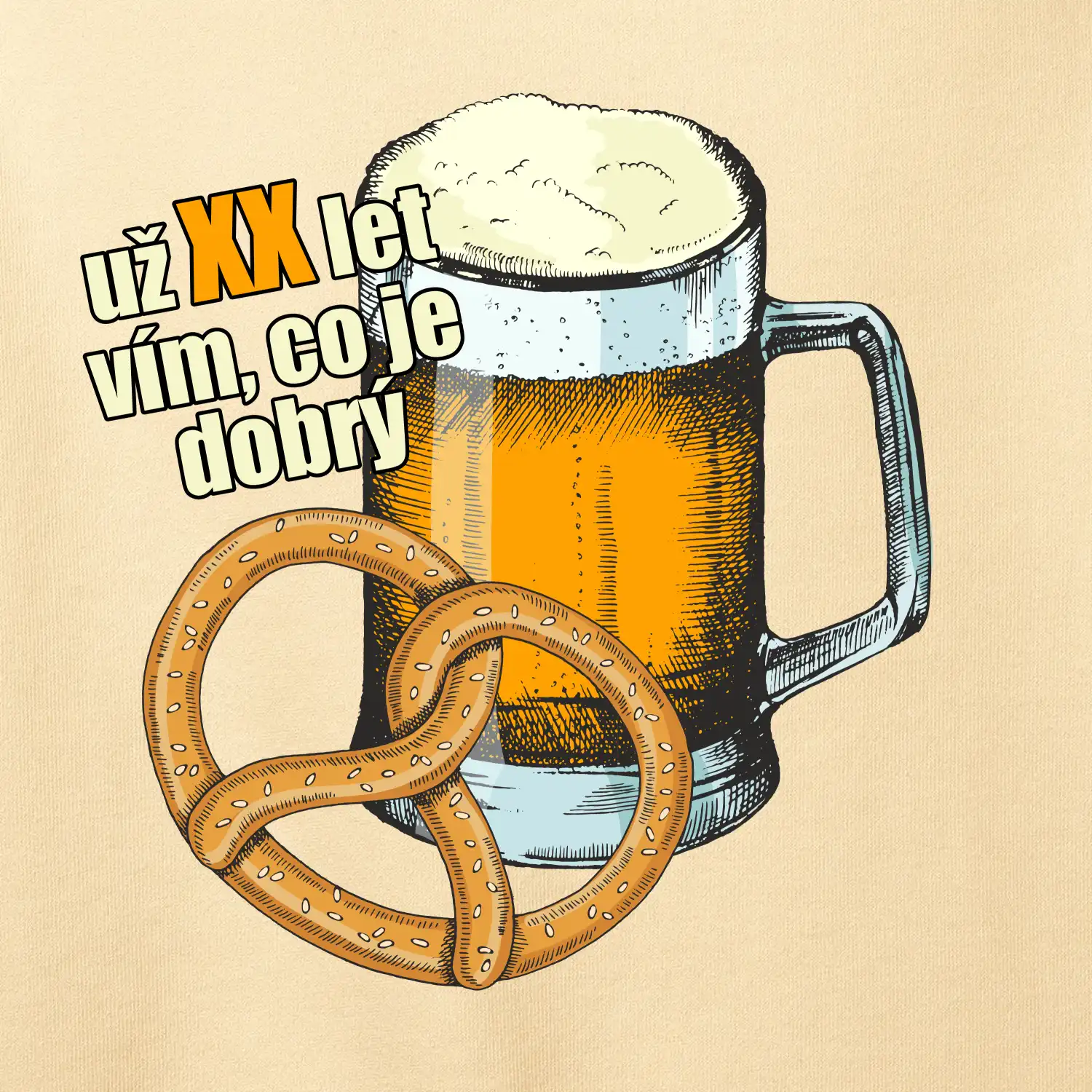 Pivo a preclík vím co je dobrý