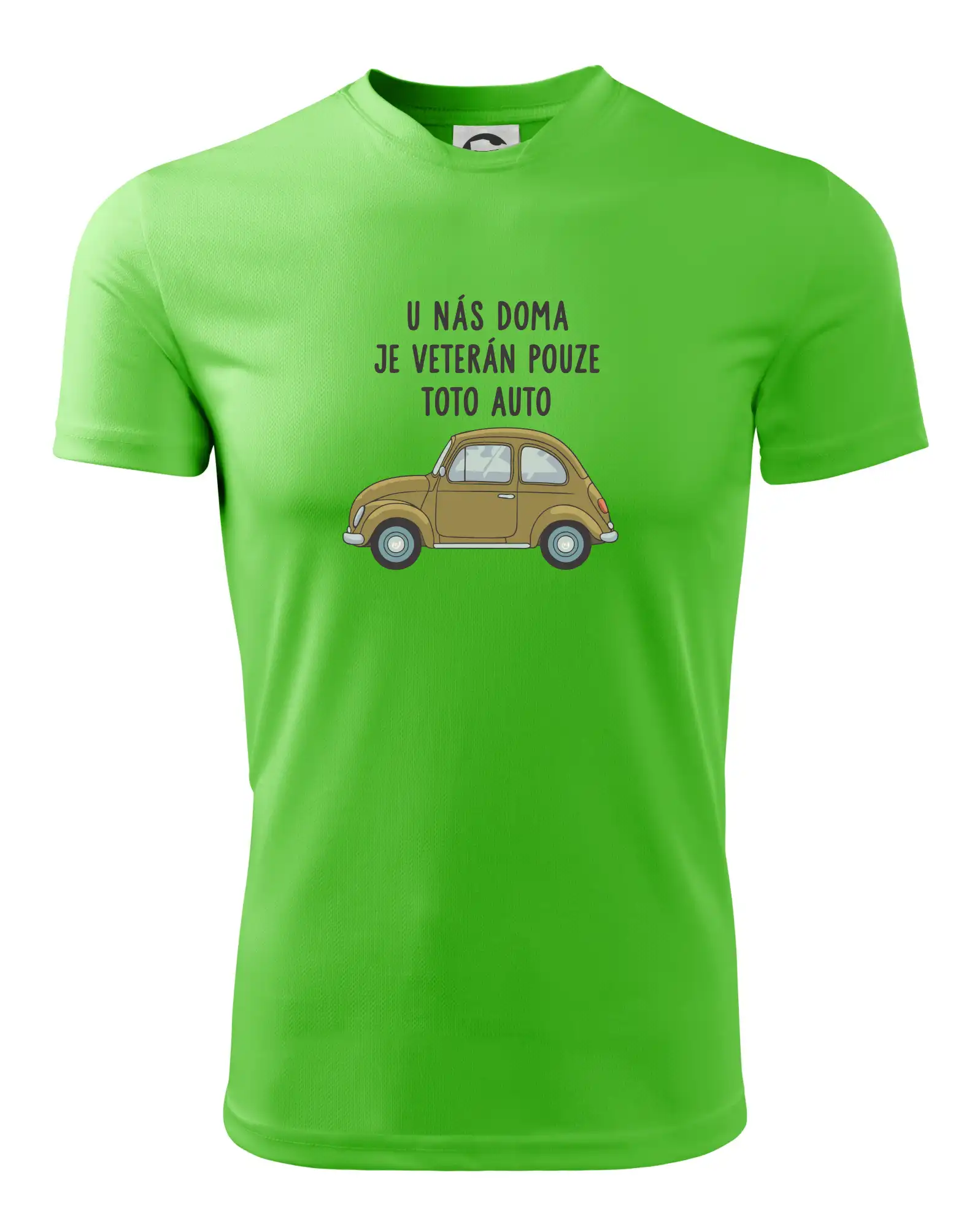 U nás doma je veterán pouze toto auto zelené