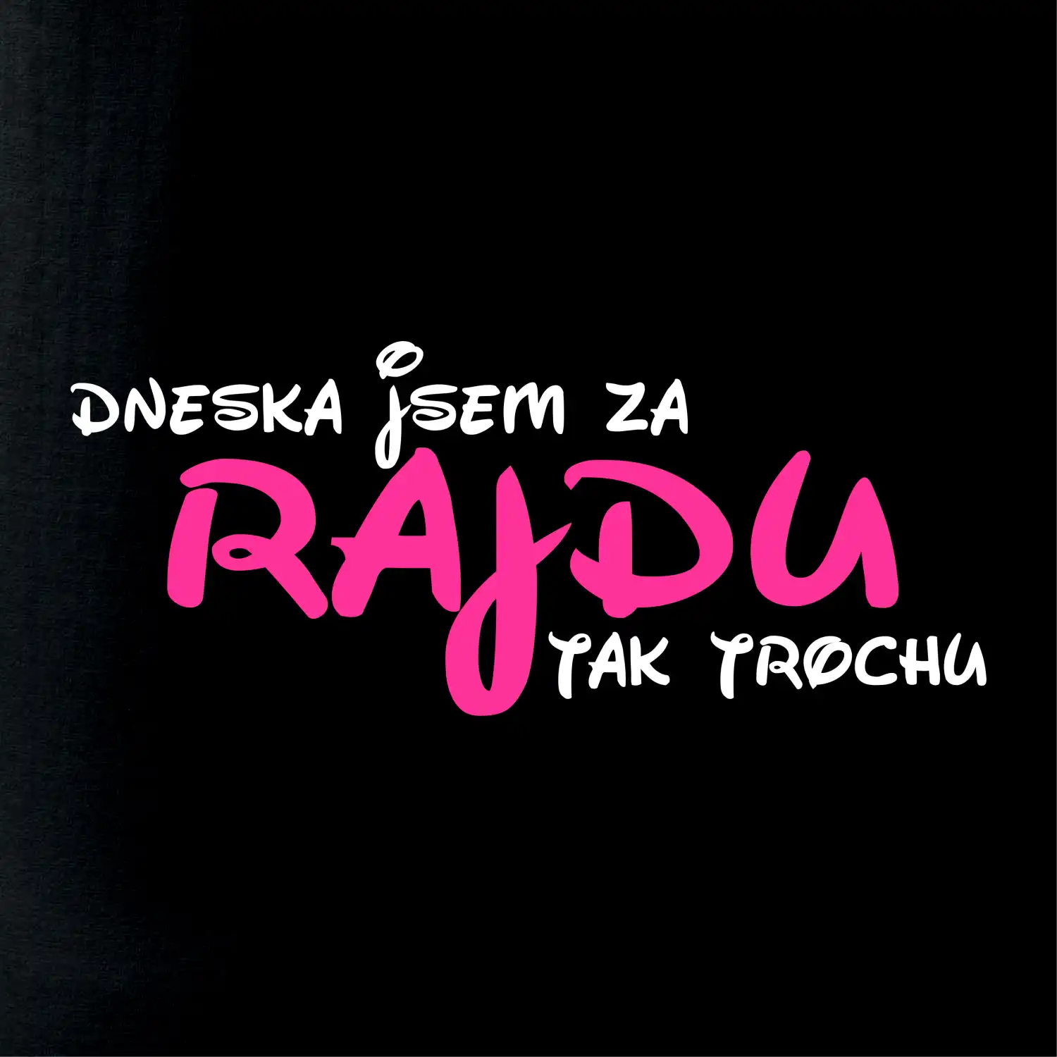 Dneska za rajdu, tak trochu - psací