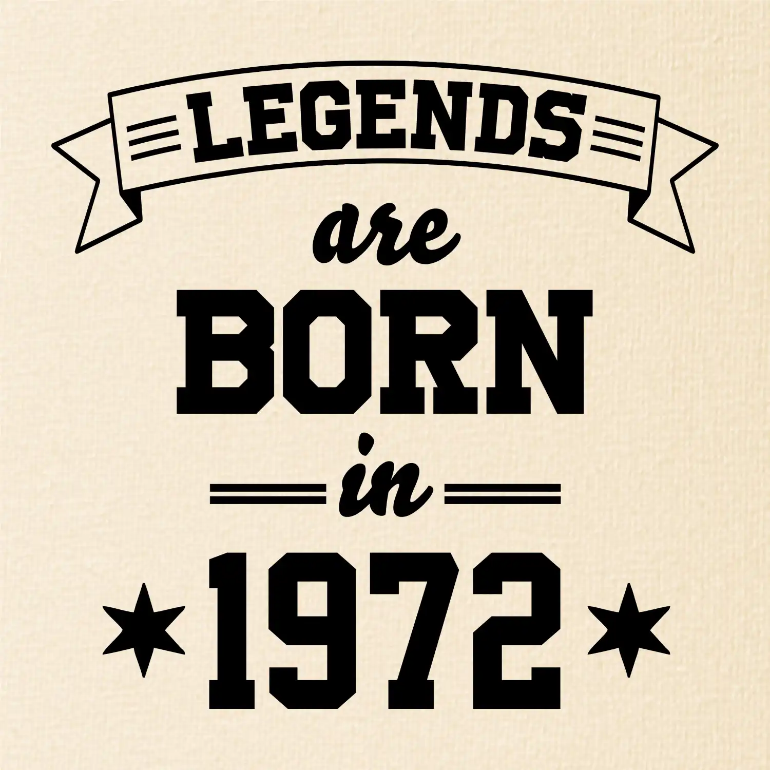 Legends are born in 1972