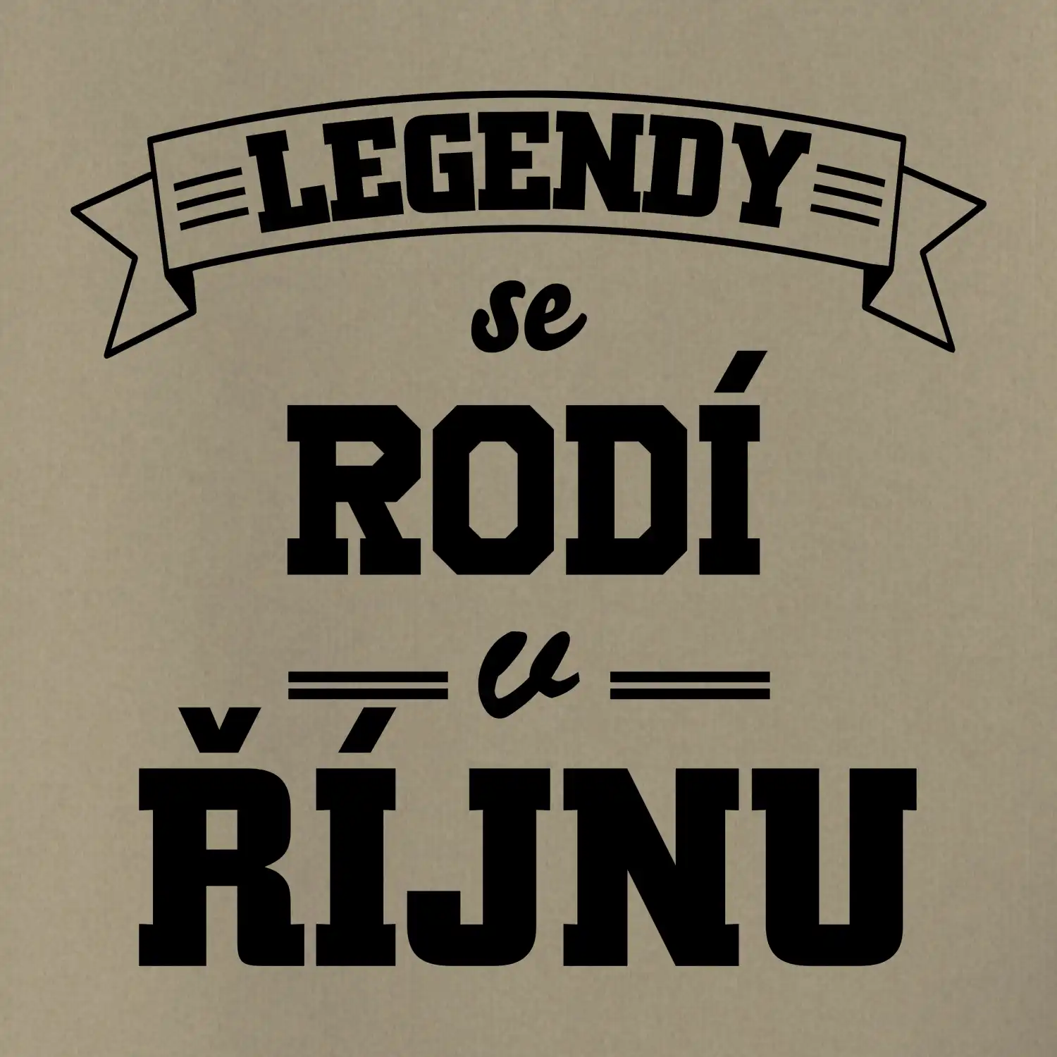 Legendy se rodí v říjnu