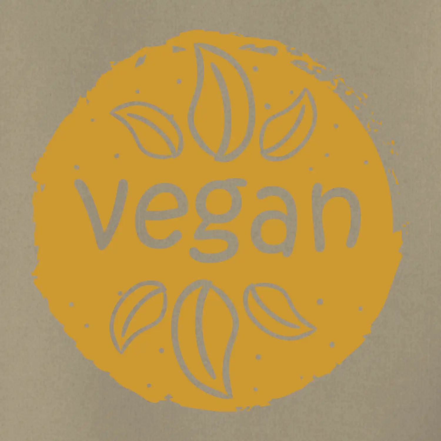 Vegan hnědá kruh