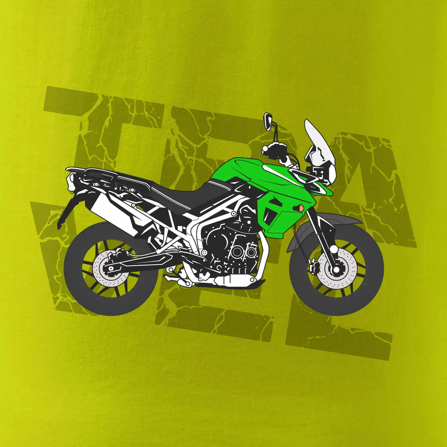 Cestovní enduro zelená