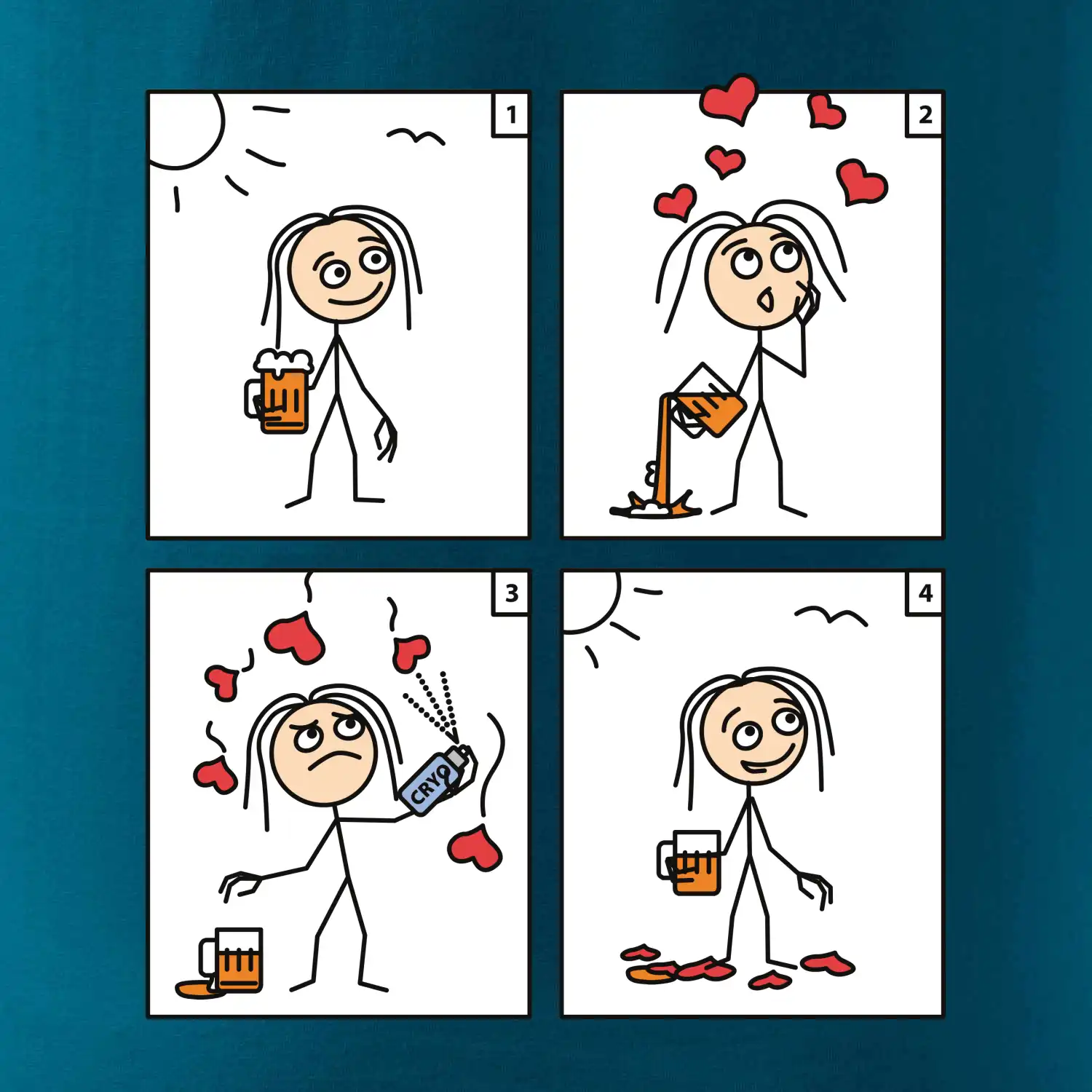 Láska já a pivo (Hana-creative)