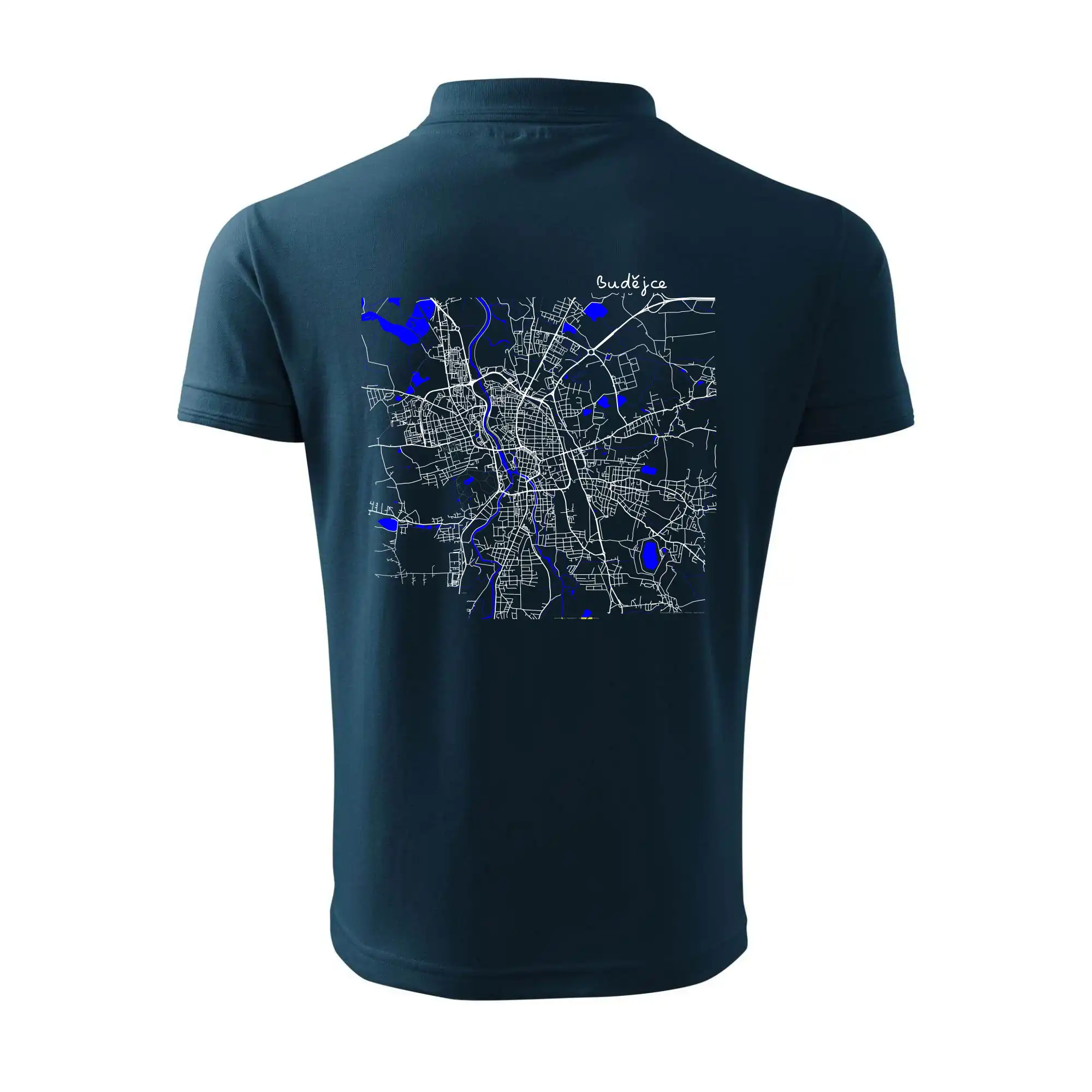 Budějce  - Mapa s vodními toky