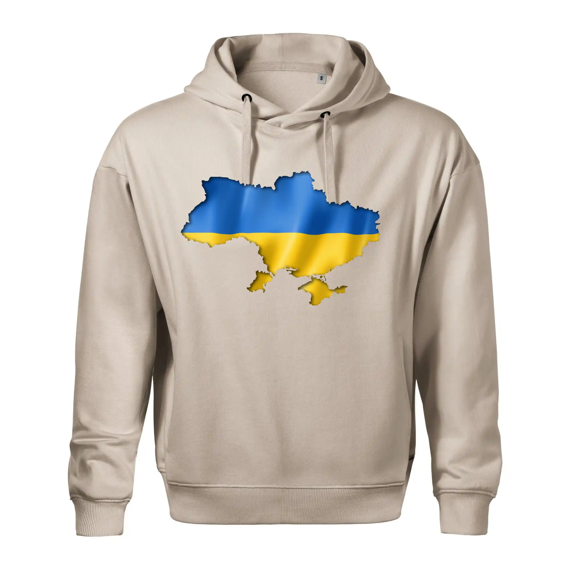 Ukrajina vlajka mapa