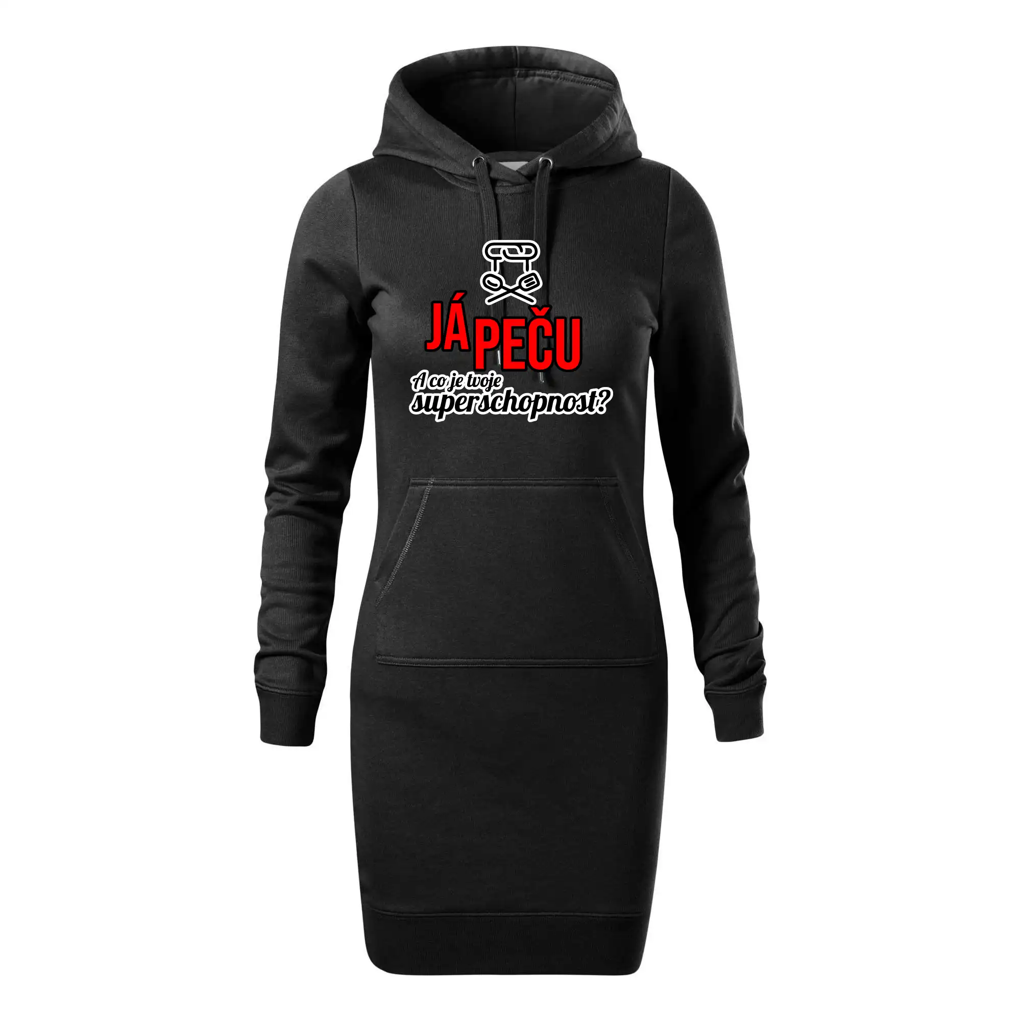 Já peču - tvoje superschopnost? rovný nápis