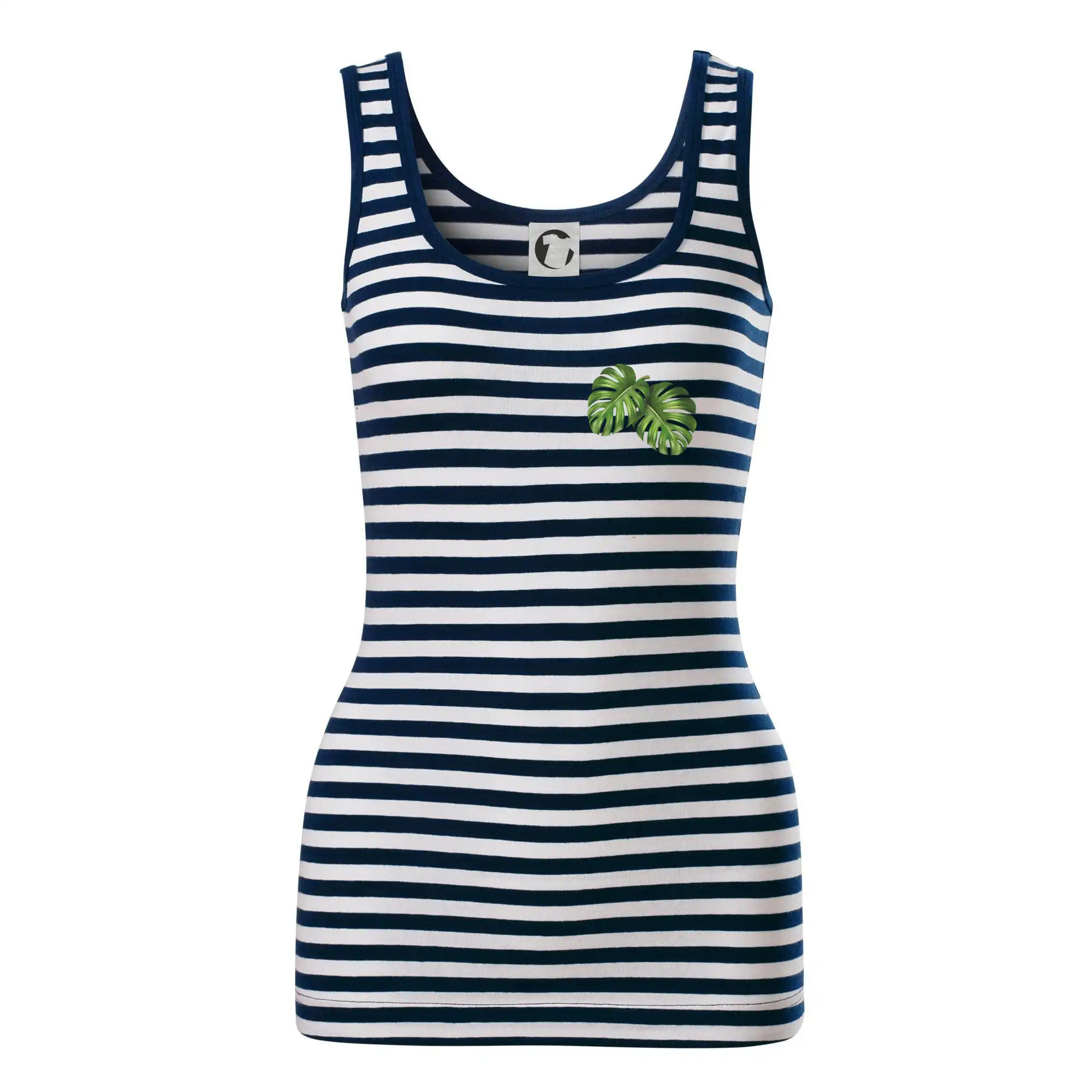 Monstera listy na prsu