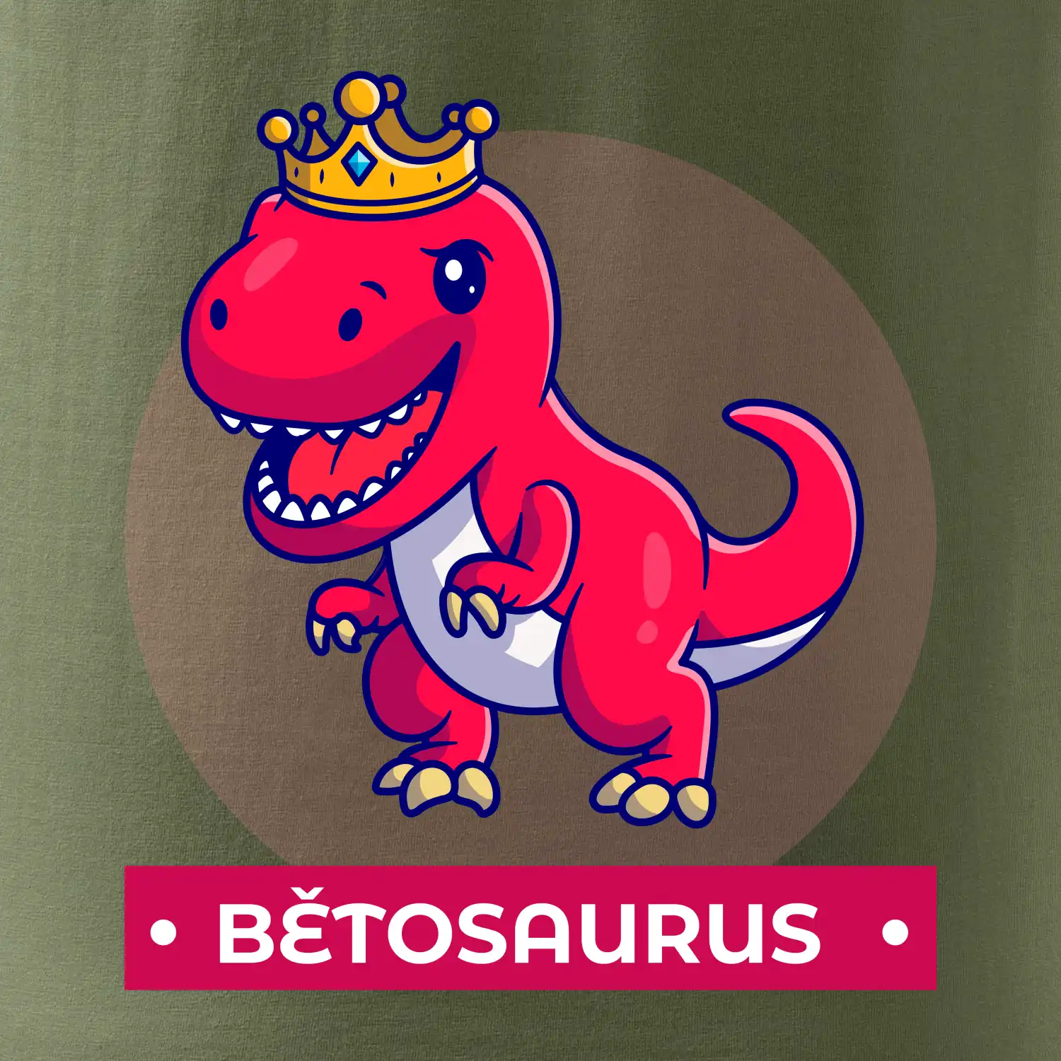 Dinosauří jména - červený dinosaurus