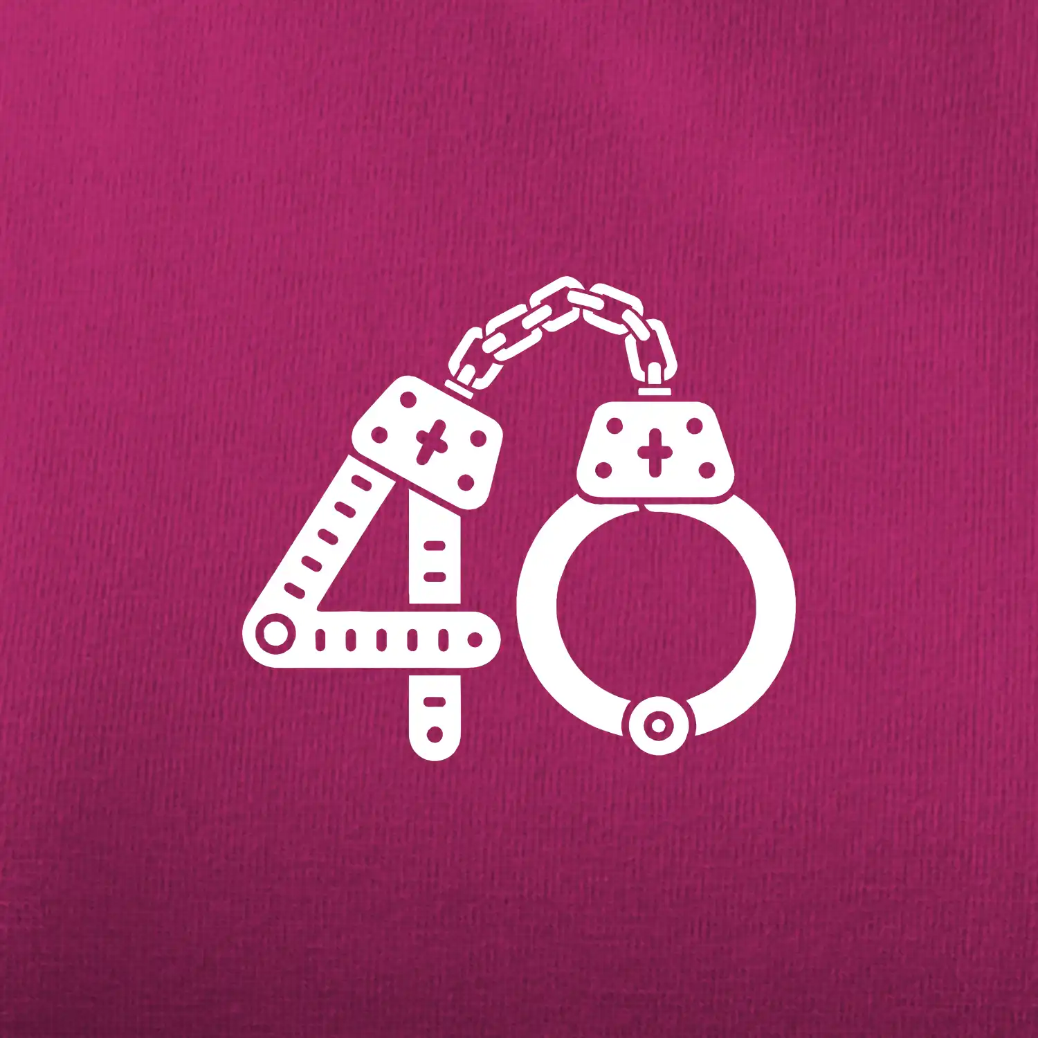 Narozeninové tričko pro policajta - pouta 40