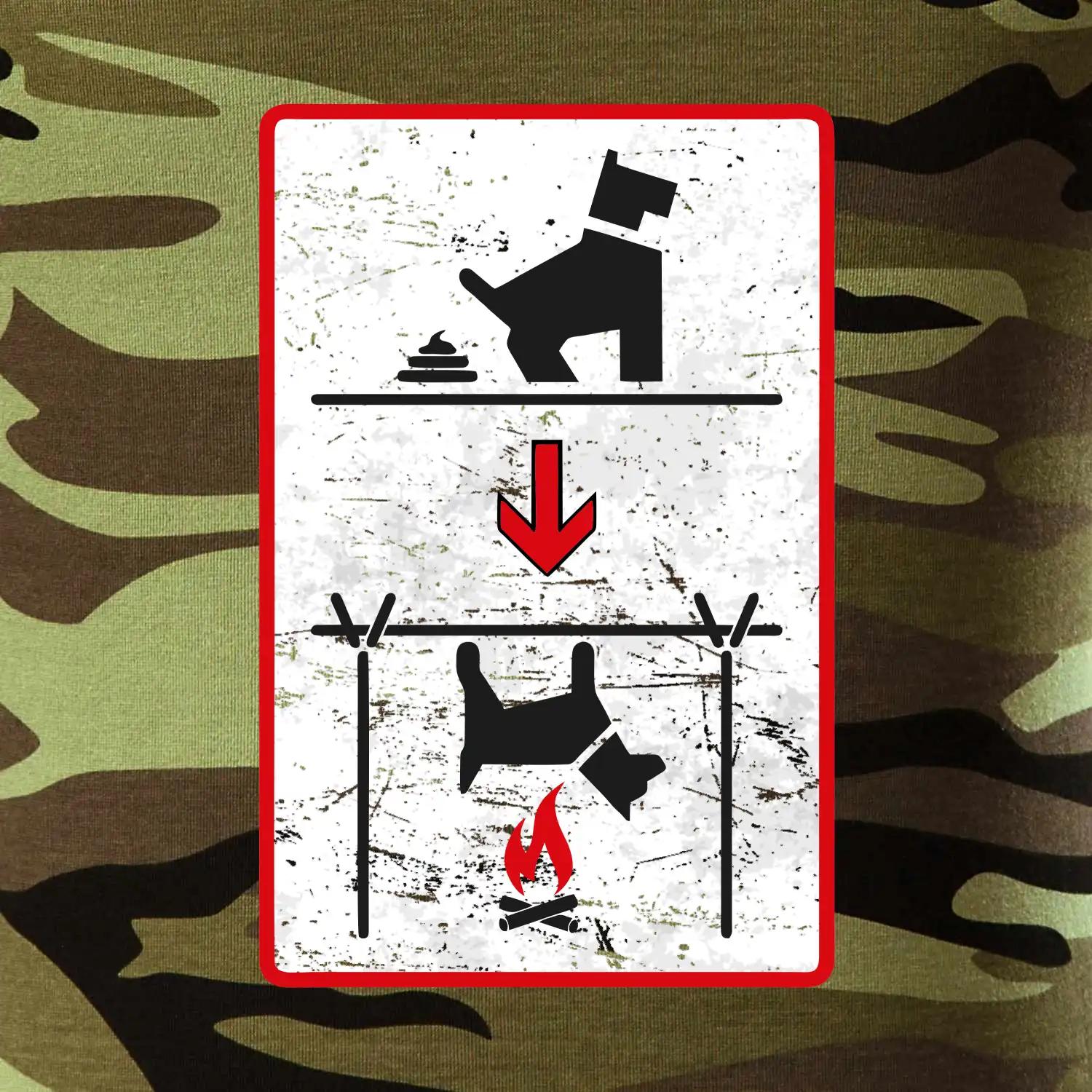 Tričko pro odpůrce sraní na chodníku