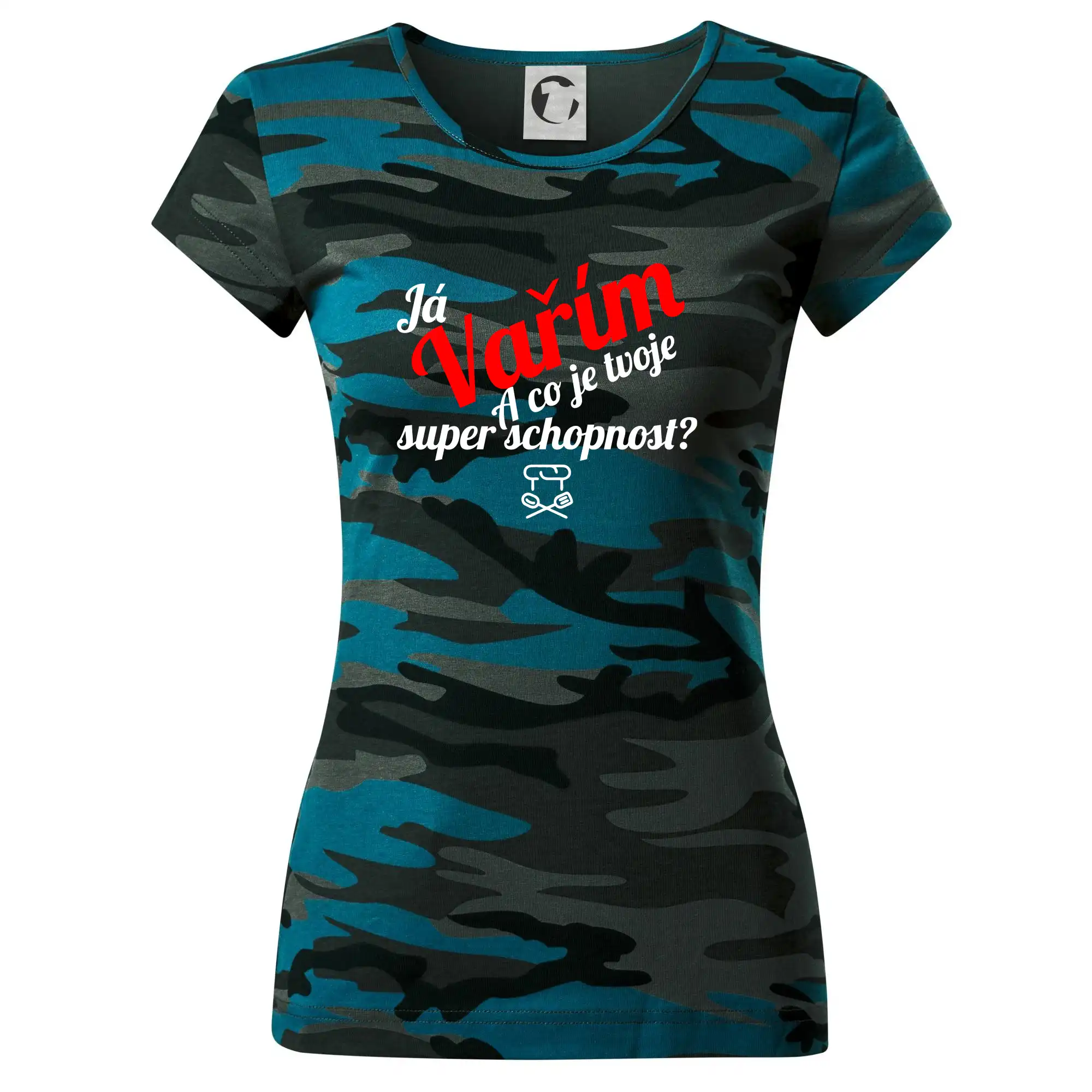 Já vařím - tvoje superschopnost? šikmý nápis