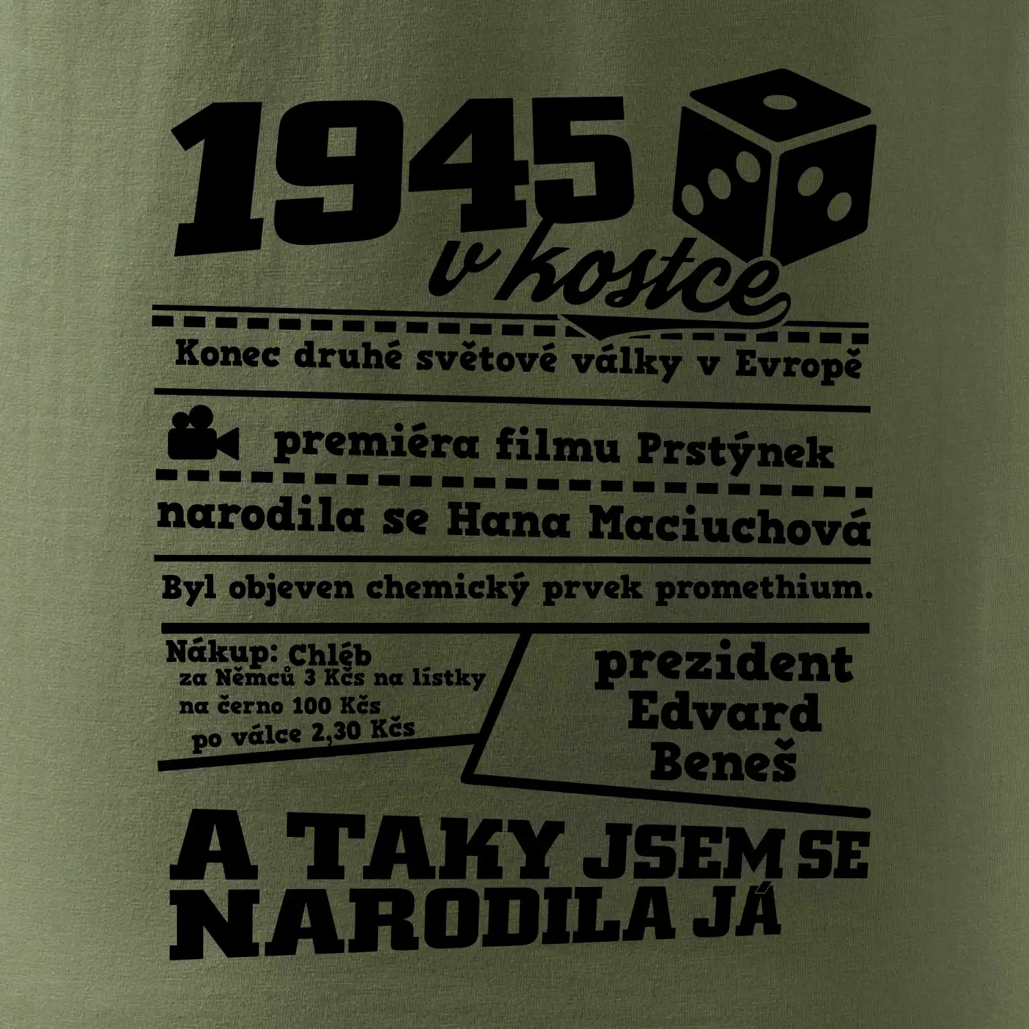 1945 v kostce